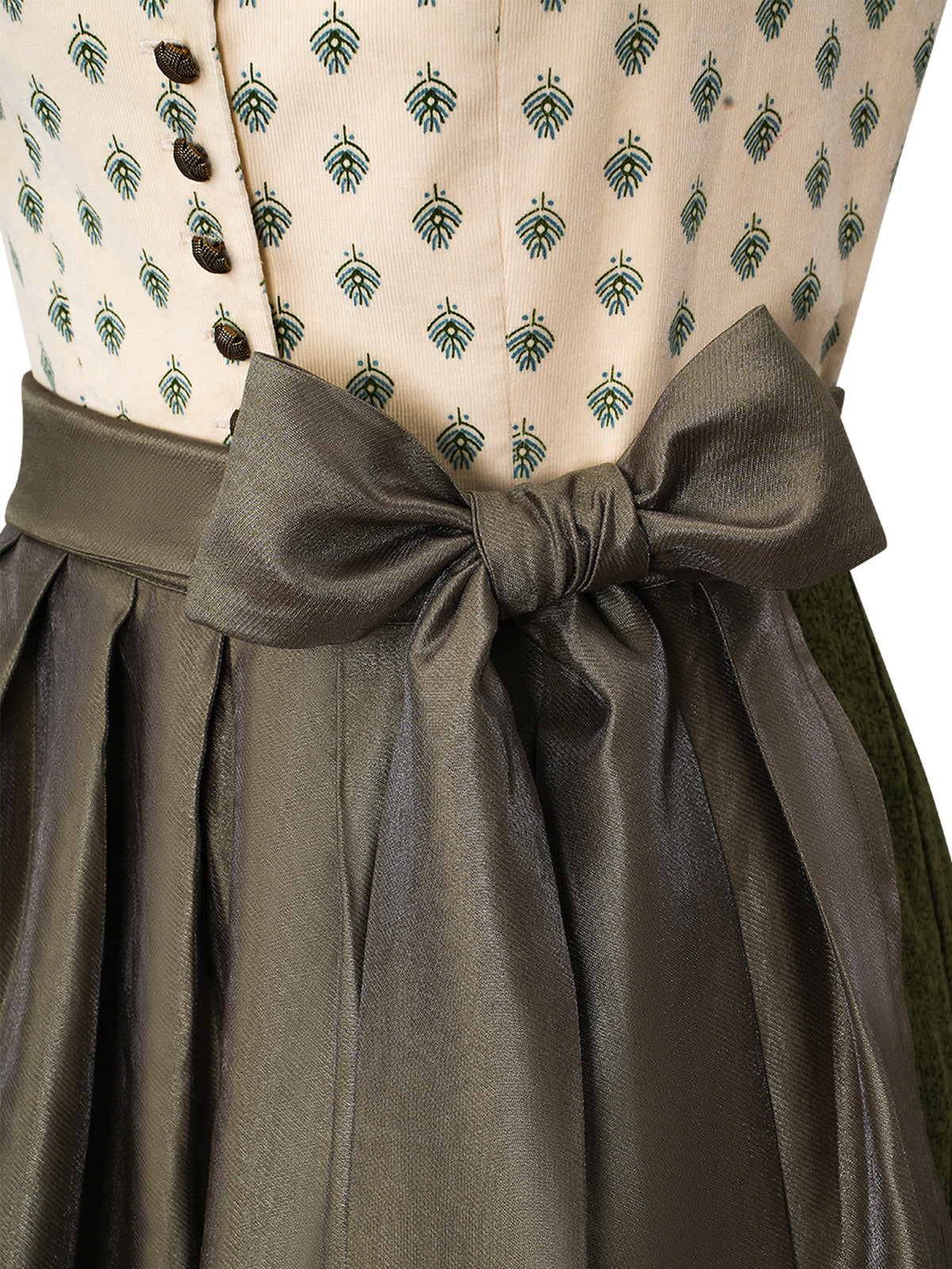 Trachten-Dirndl Melanie | Gelb | Herz-Ausschnitt