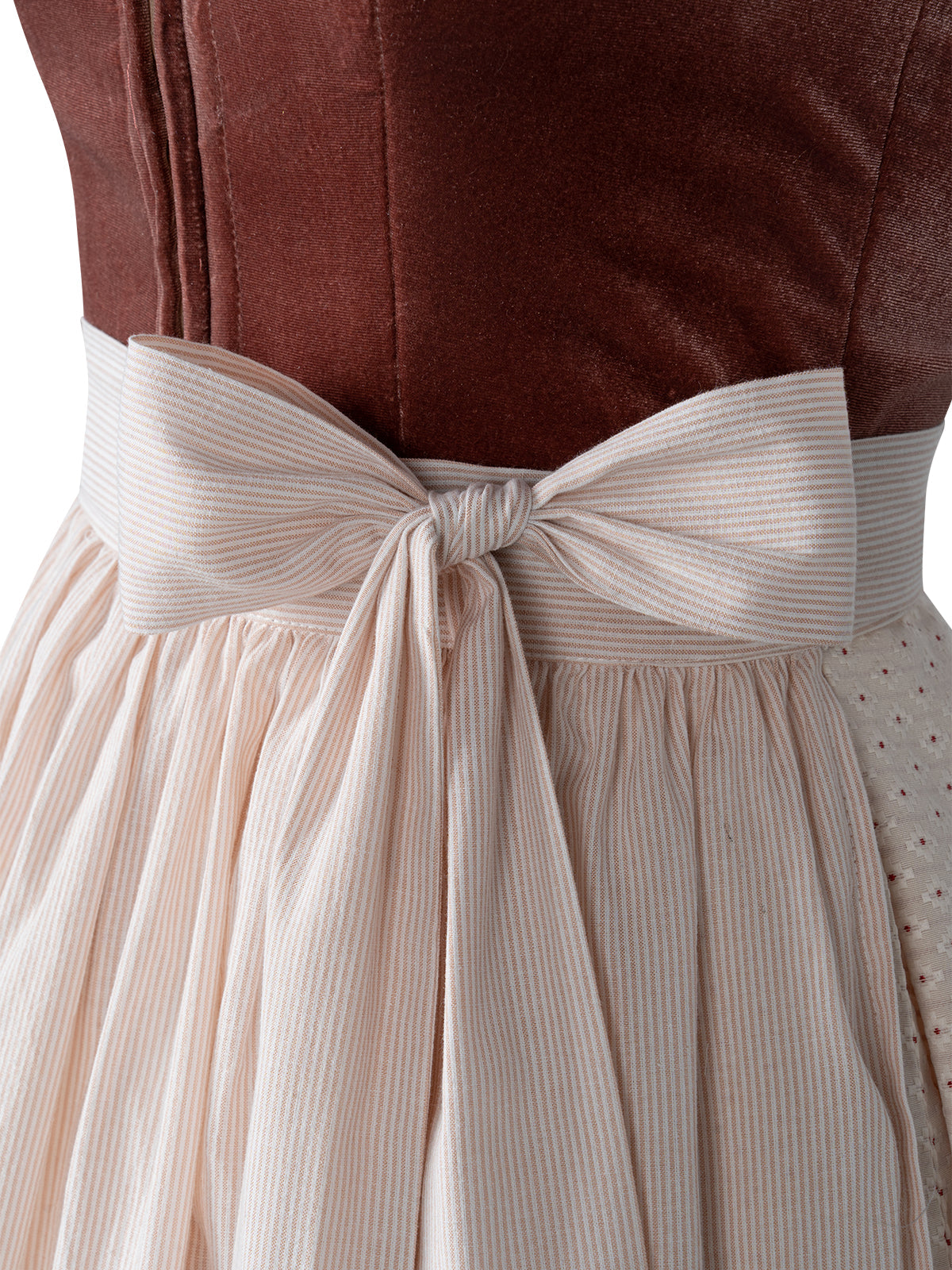 Florence | Traditionelles Dirndl | Rosa | Gerader Ausschnitt