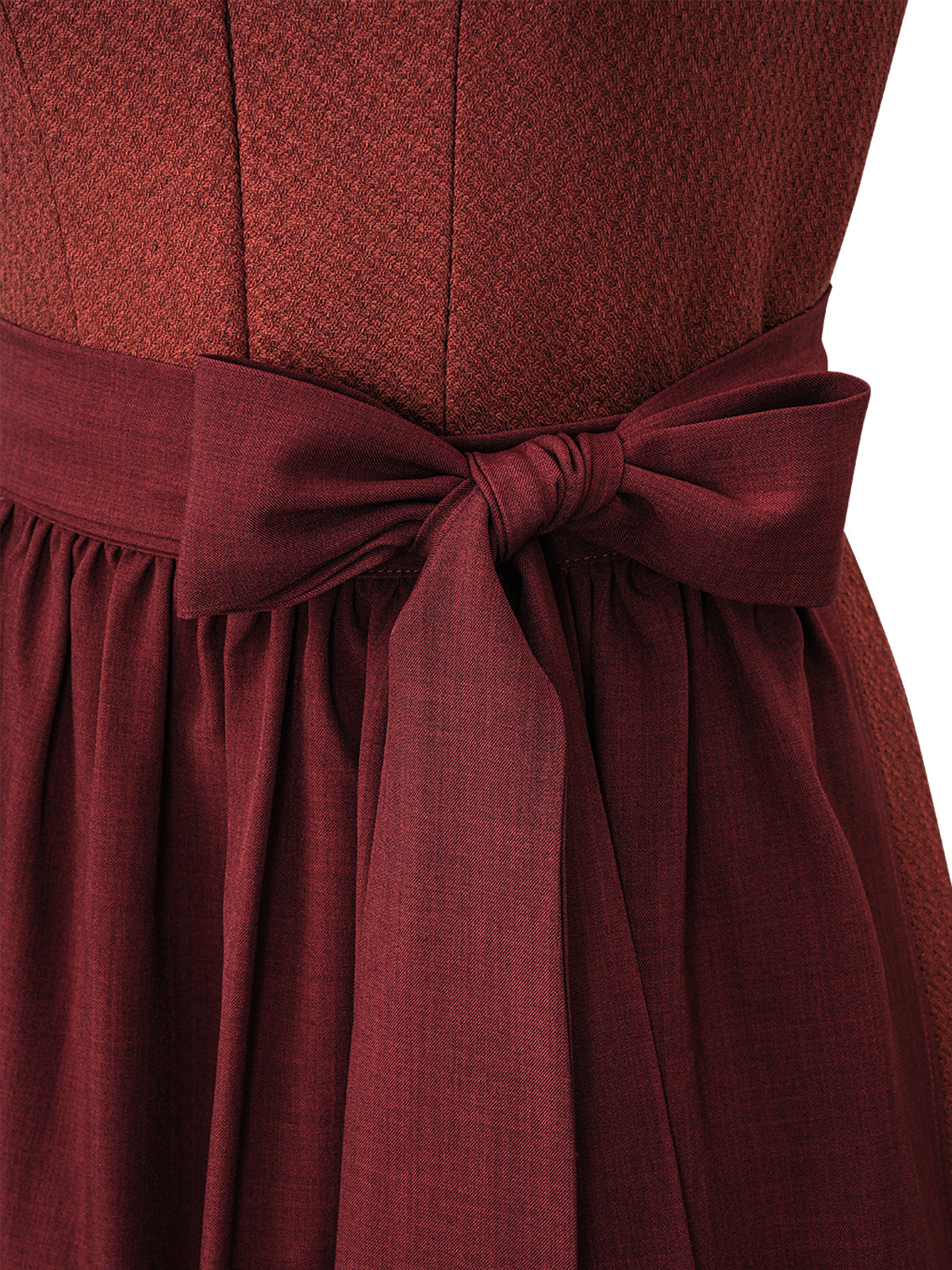 Trachten-Dirndl Camille | Rot | Herz-Ausschnitt