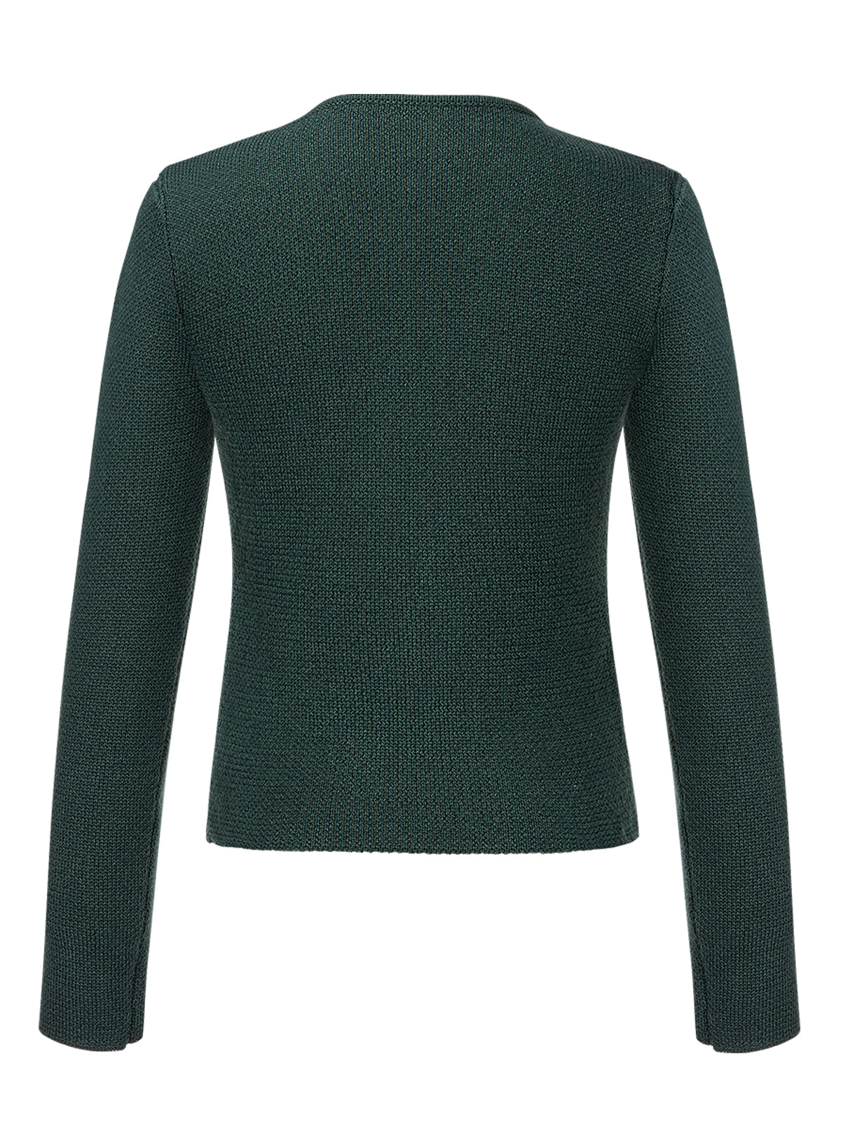 Klassische Trachtenjacke aus Strick – Mira – Dunkelgrün