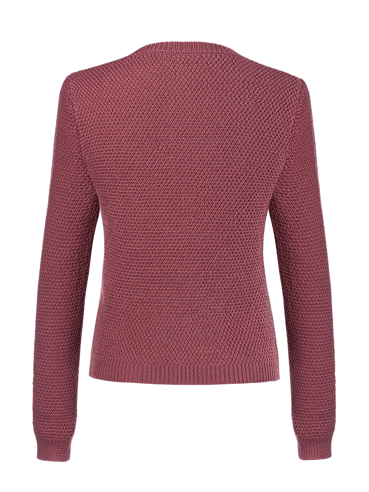 Amalia – Trachten-Strickjacke in Lila