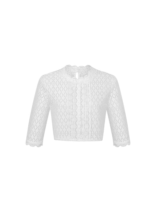 Kiana – Elegante Trachtenbluse mit Kurzarm
