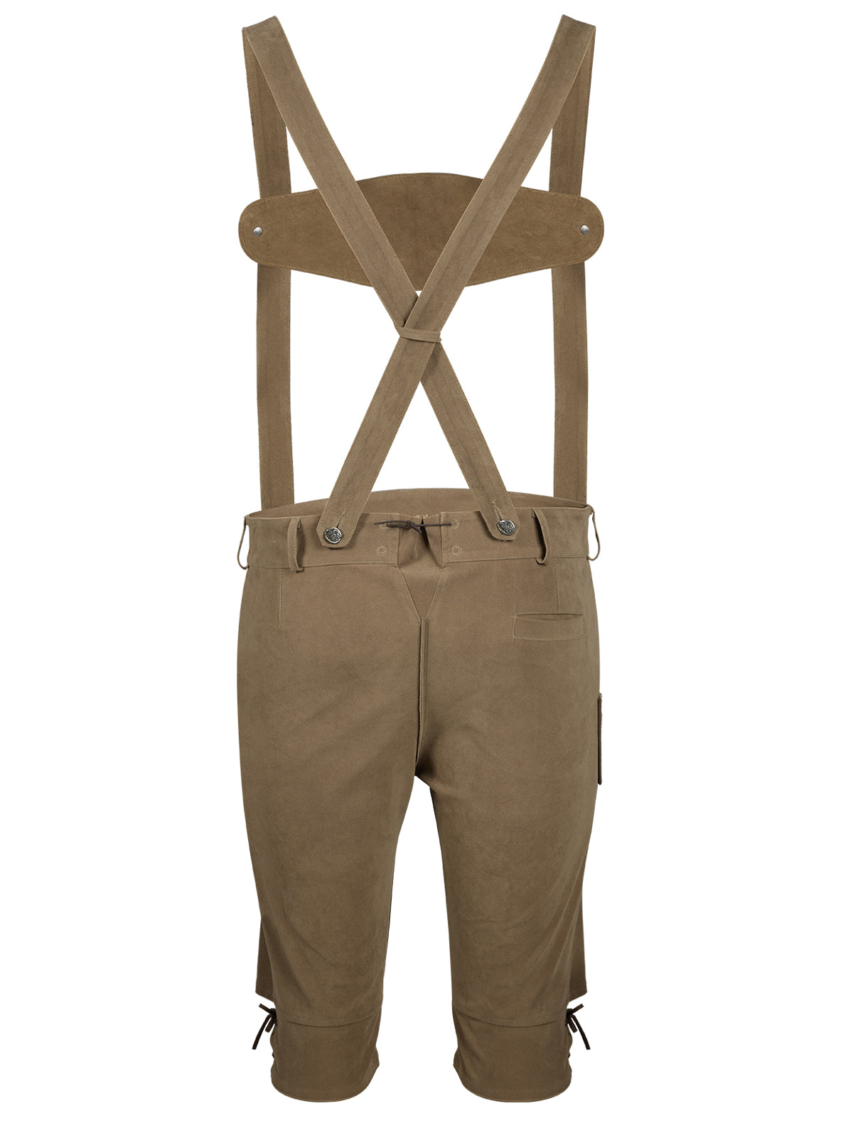 Lederhose Norman in Braun mit Stickereien