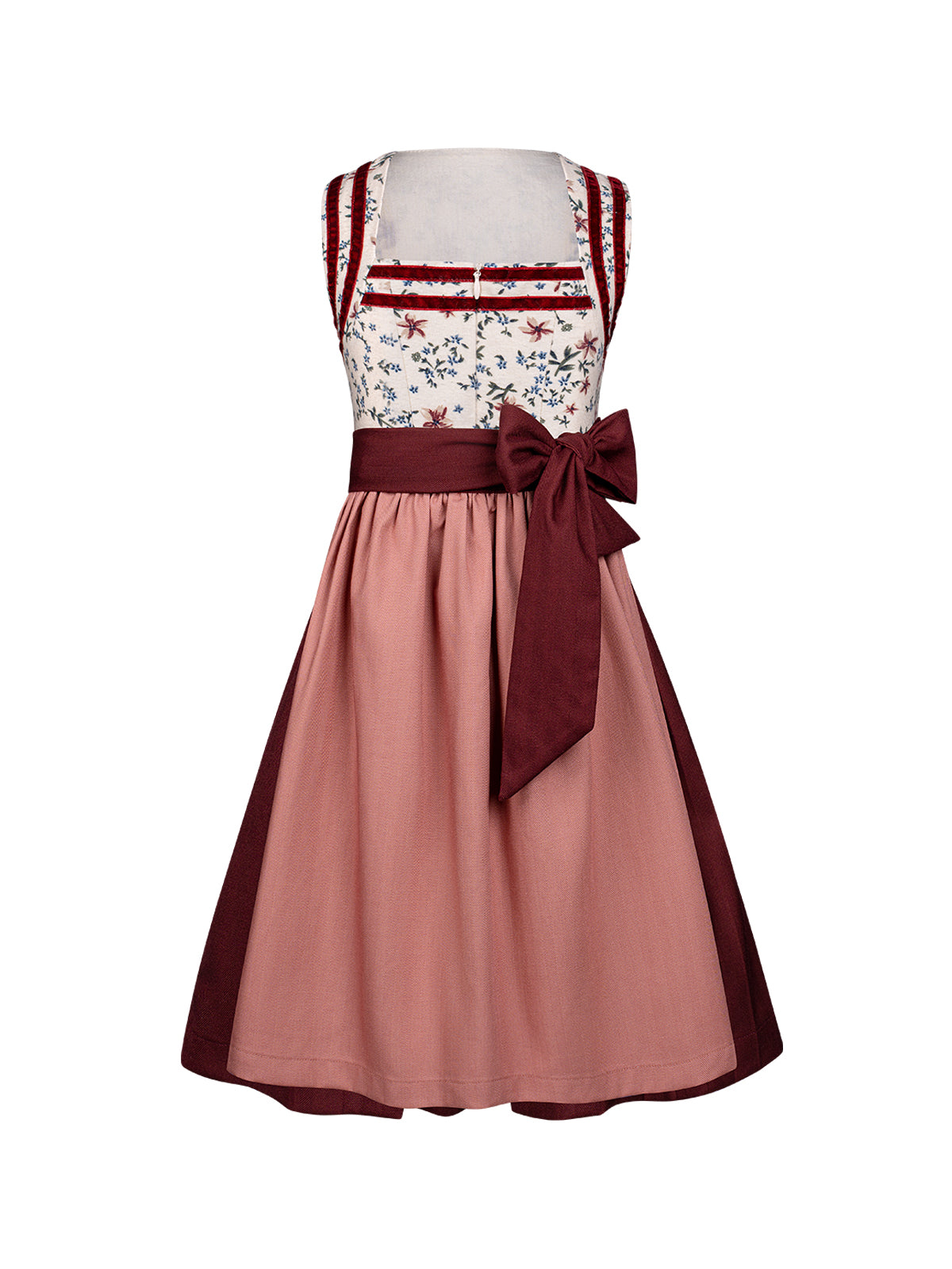 Trachtenkleid für Mädchen Ingrid – Rot