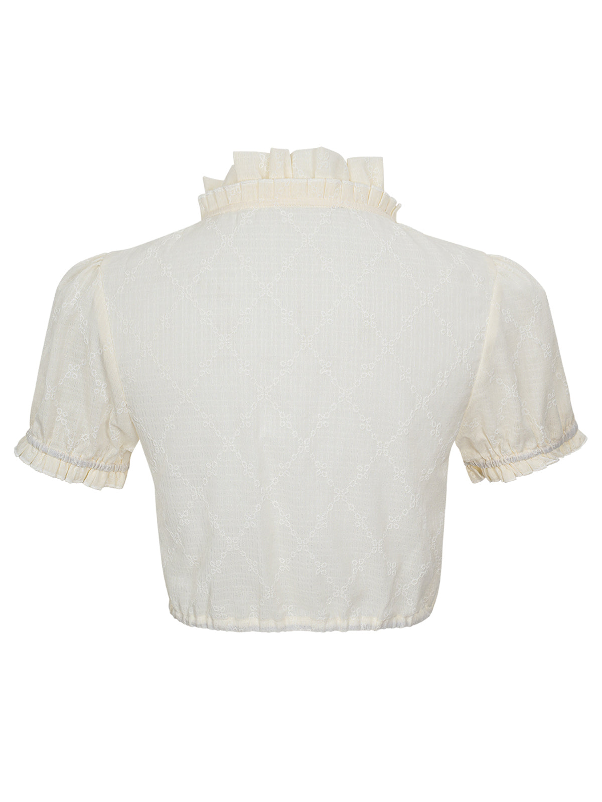Musselin – Elegante Trachtenbluse mit Langarm