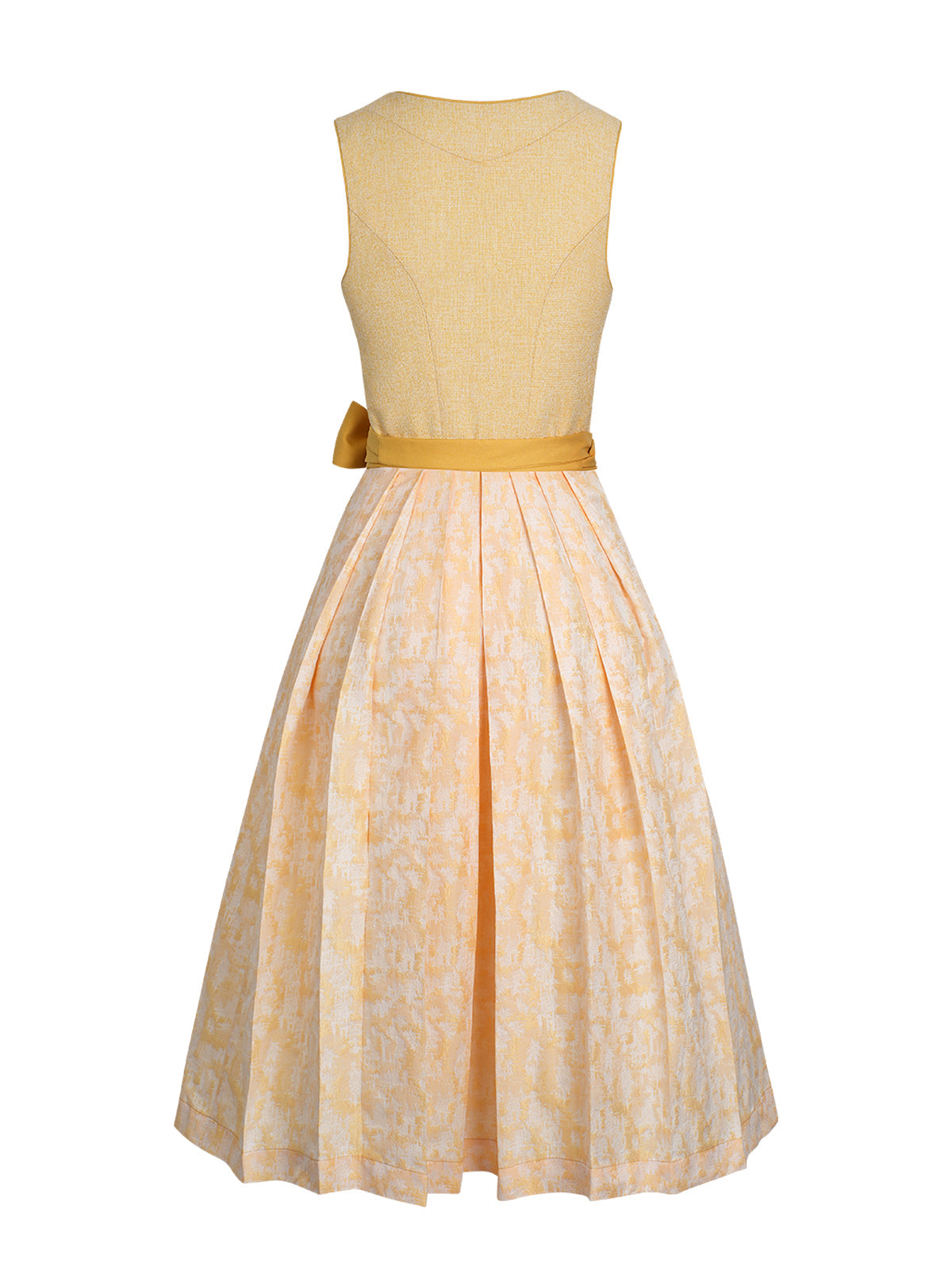 Yasmin | Traditionelles Dirndl | Gelb | Gerader Ausschnitt