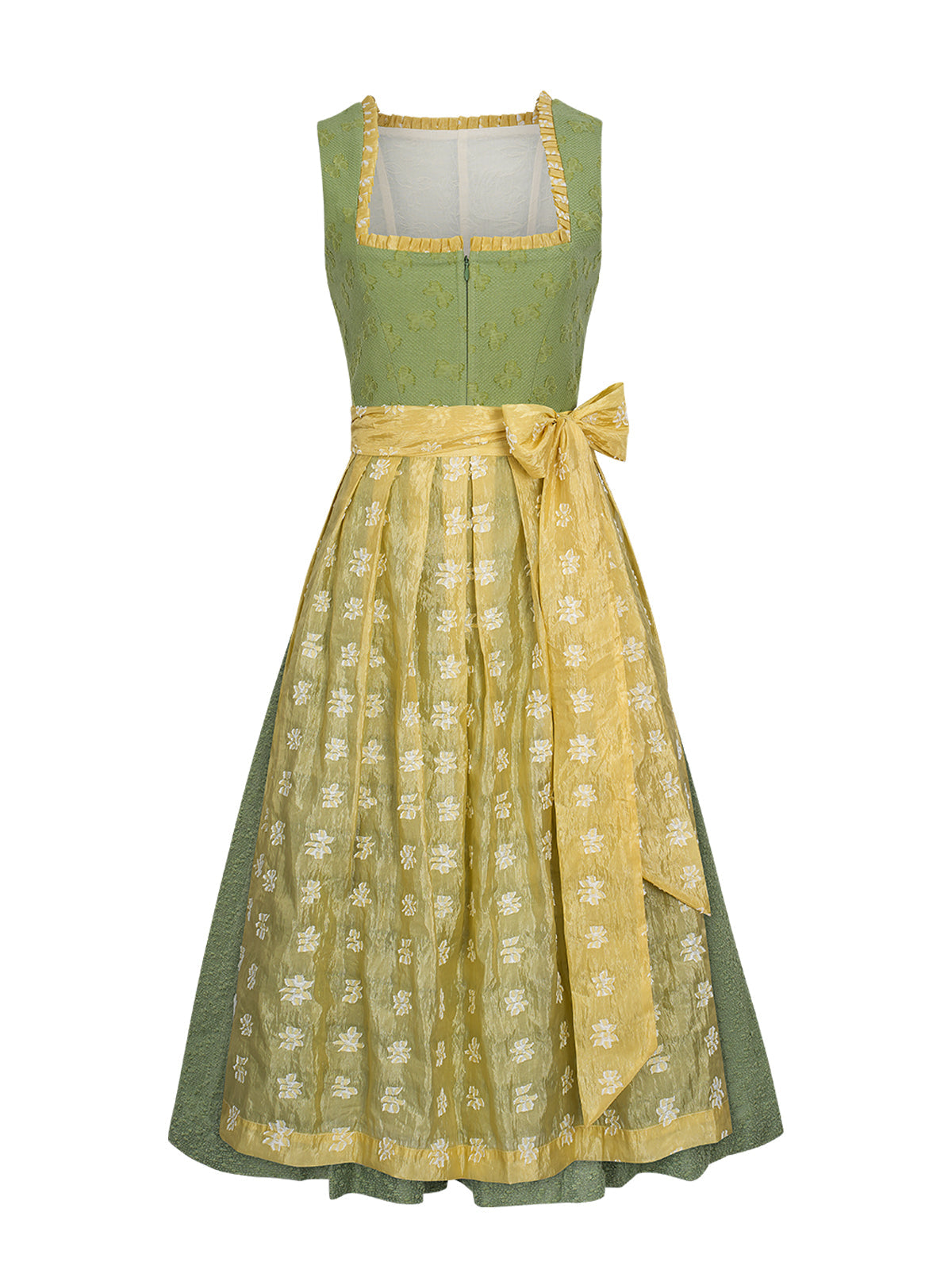 Kitt Dirndl im klassischen Trachtenstil – Grün