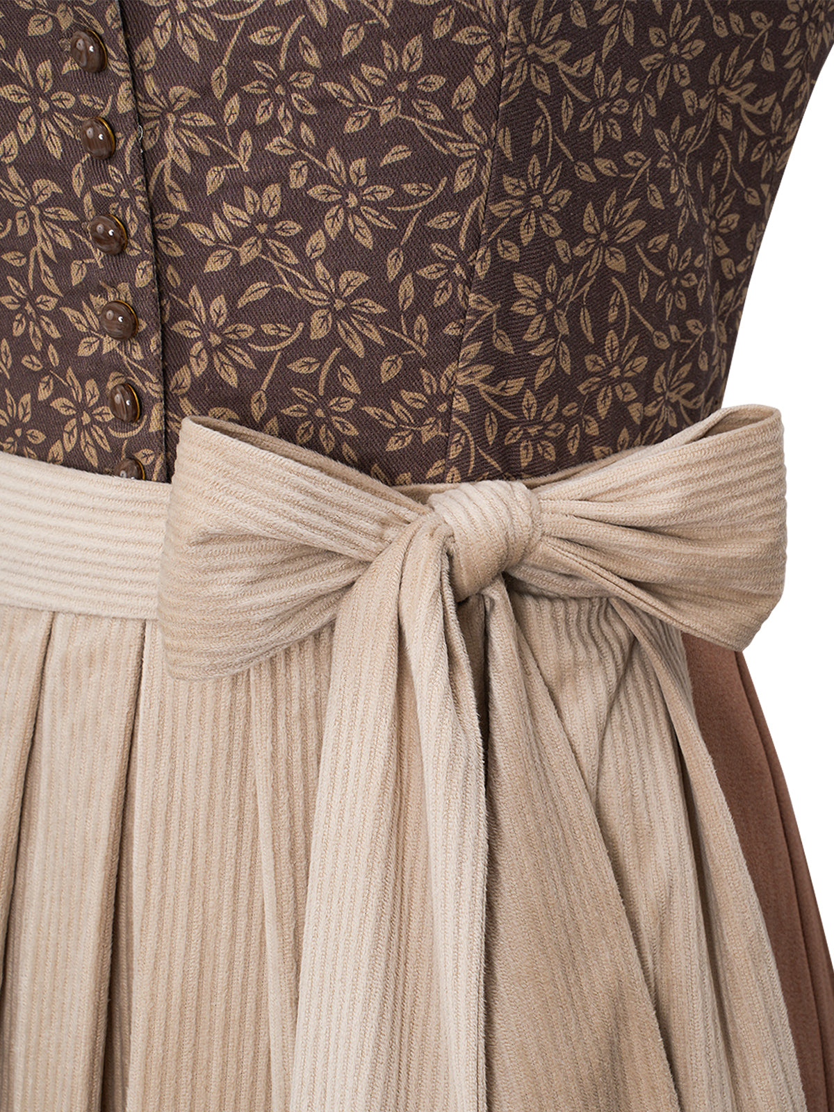 Lori Dirndl im klassischen Trachtenstil – Braun