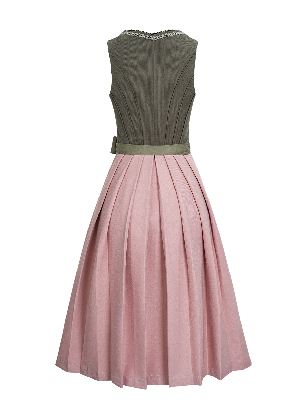 Lois | Traditionelles Dirndl | Grün | Herz-Ausschnitt