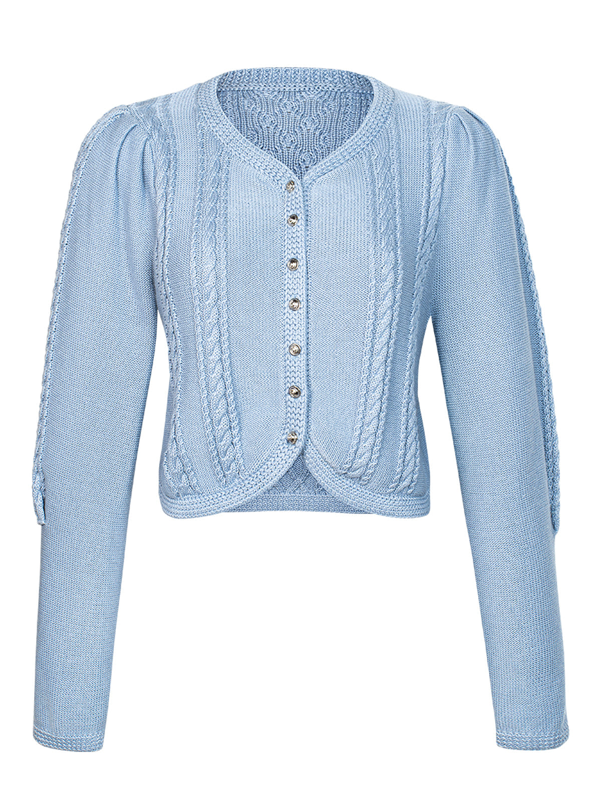 Strickjacke Martha in Blau für Damen