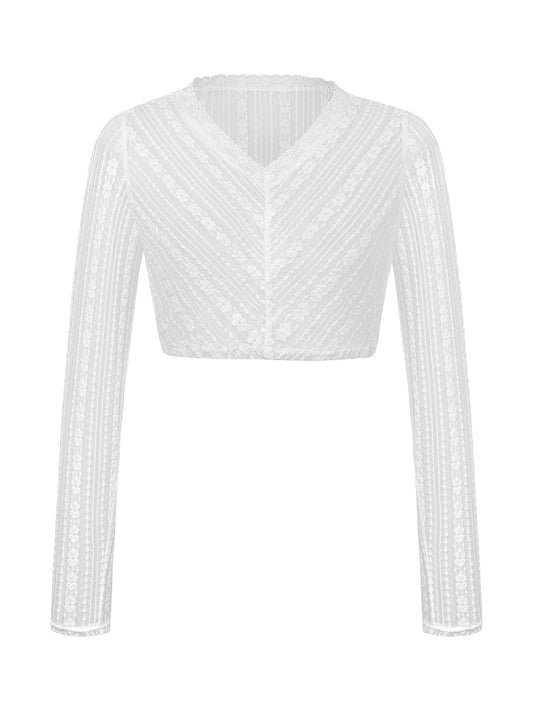 Romne – Elegante Trachtenbluse mit Langarm