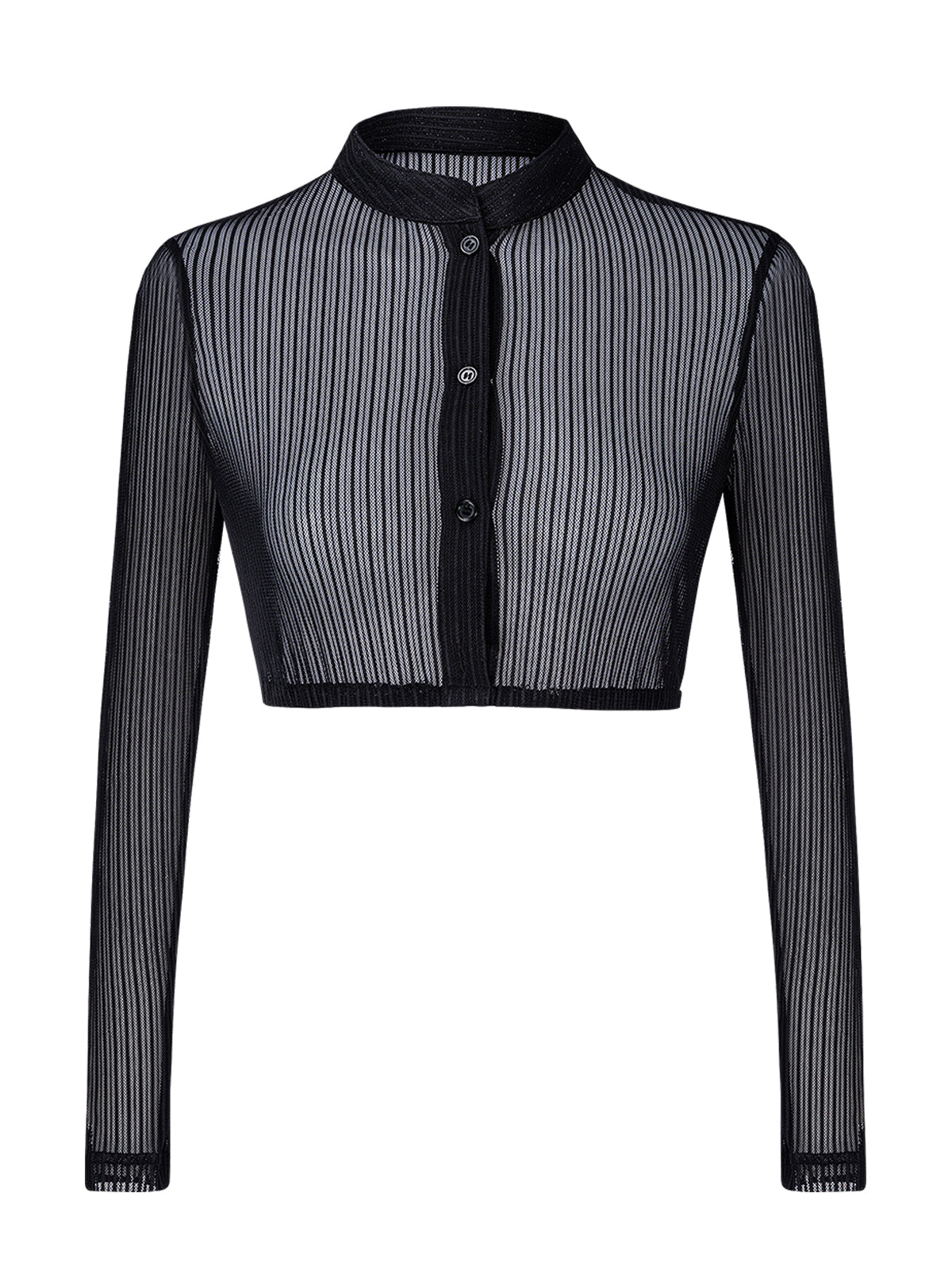 Trachtenbluse Liss – Langarm, Schwarz