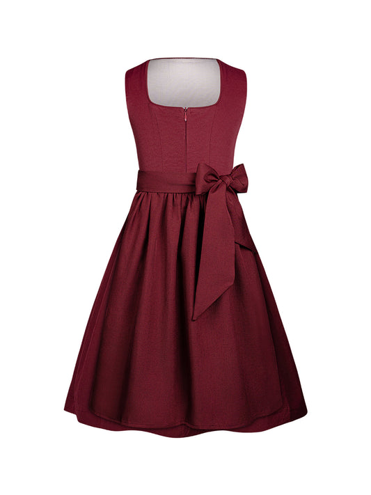 Doven – Festliches Mädchen-Dirndl in Rot