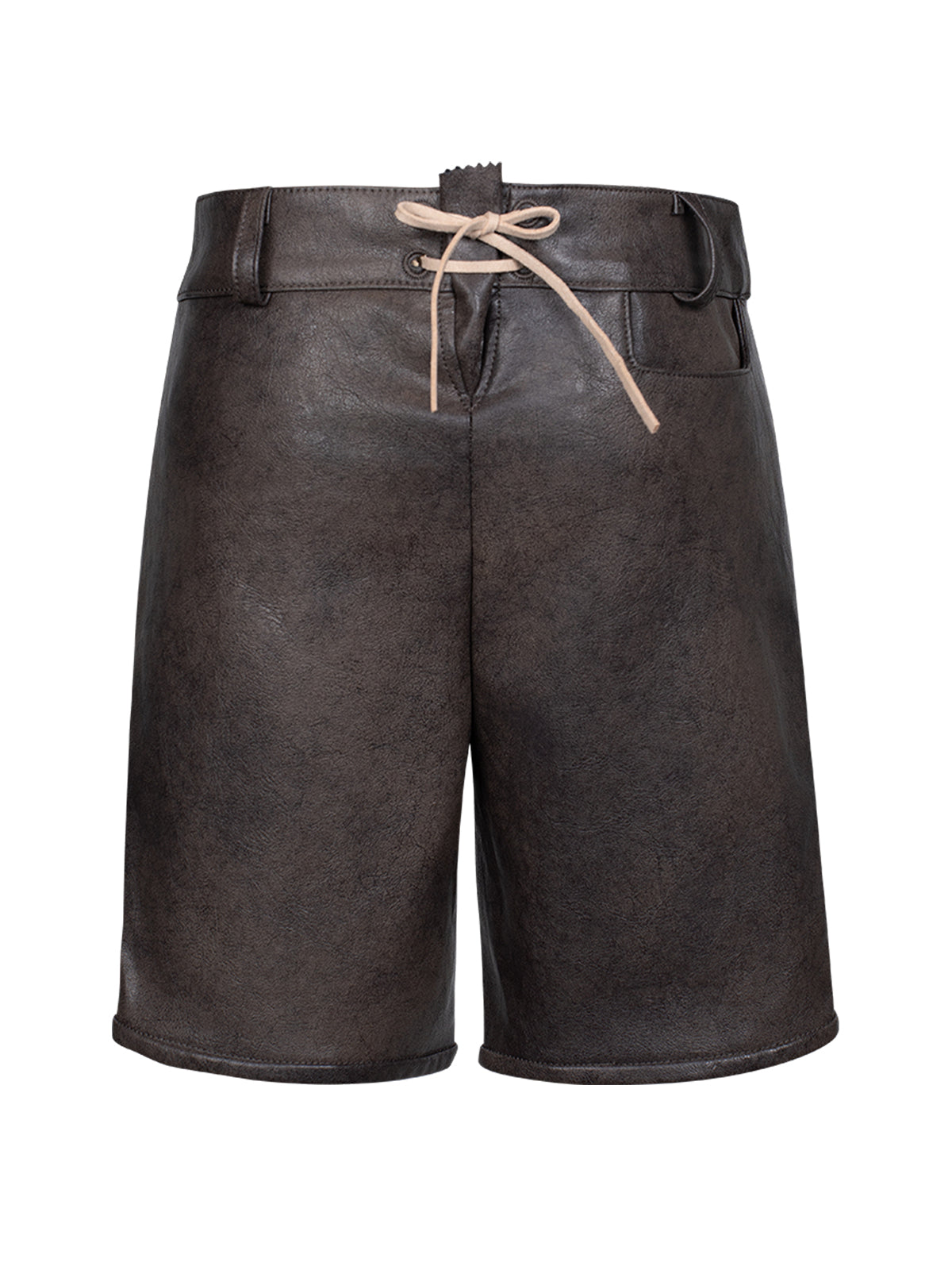 Tarius – Traditionelle Lederhose für Kinder in Dunkelbraune