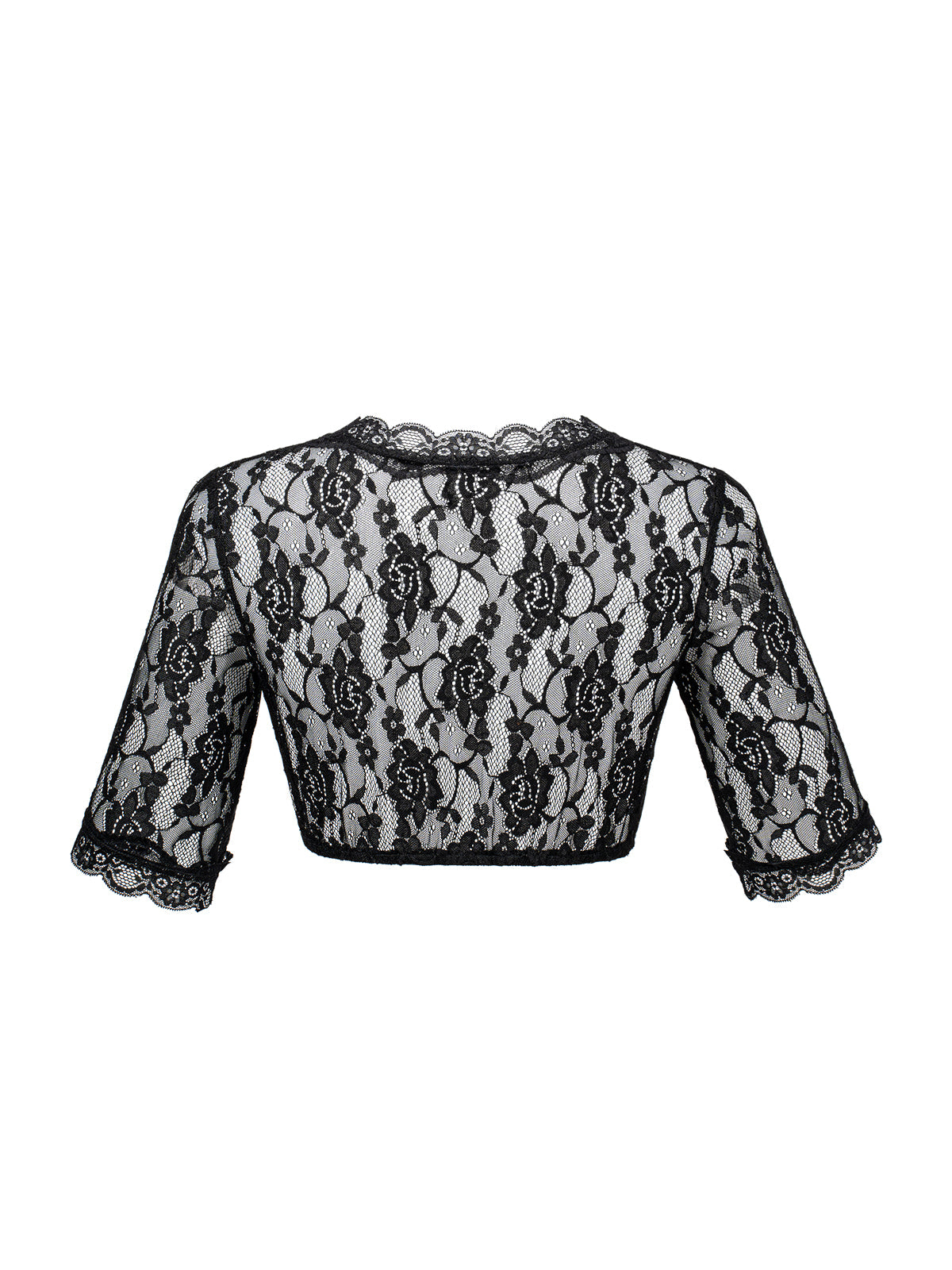 Anette Dirndlbluse im femininen Trachtenlook – Schwarz
