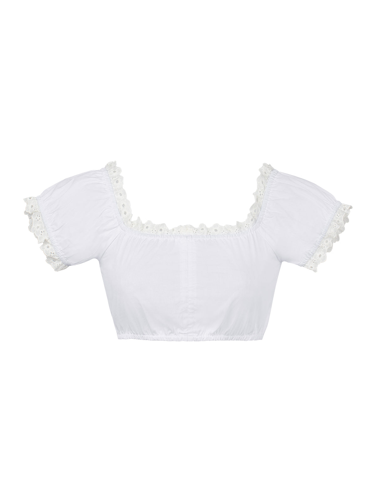 Tania – Elegante Trachtenbluse mit Kurzarm