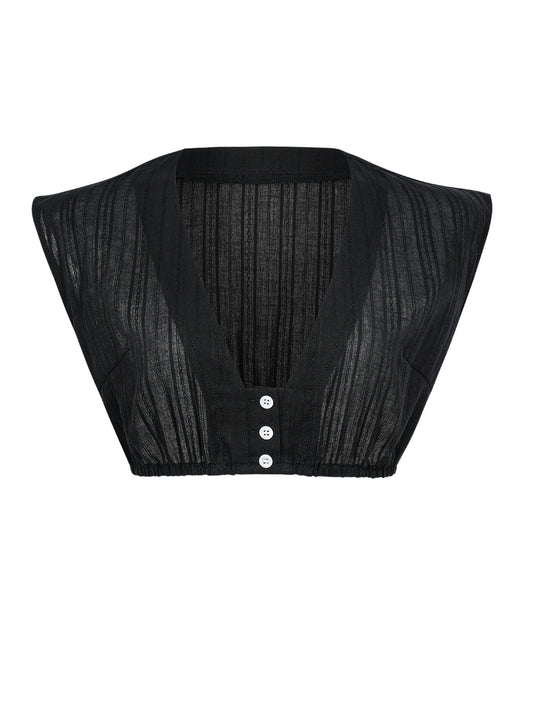 Milana – Elegante Trachtenbluse mit Ärmellos