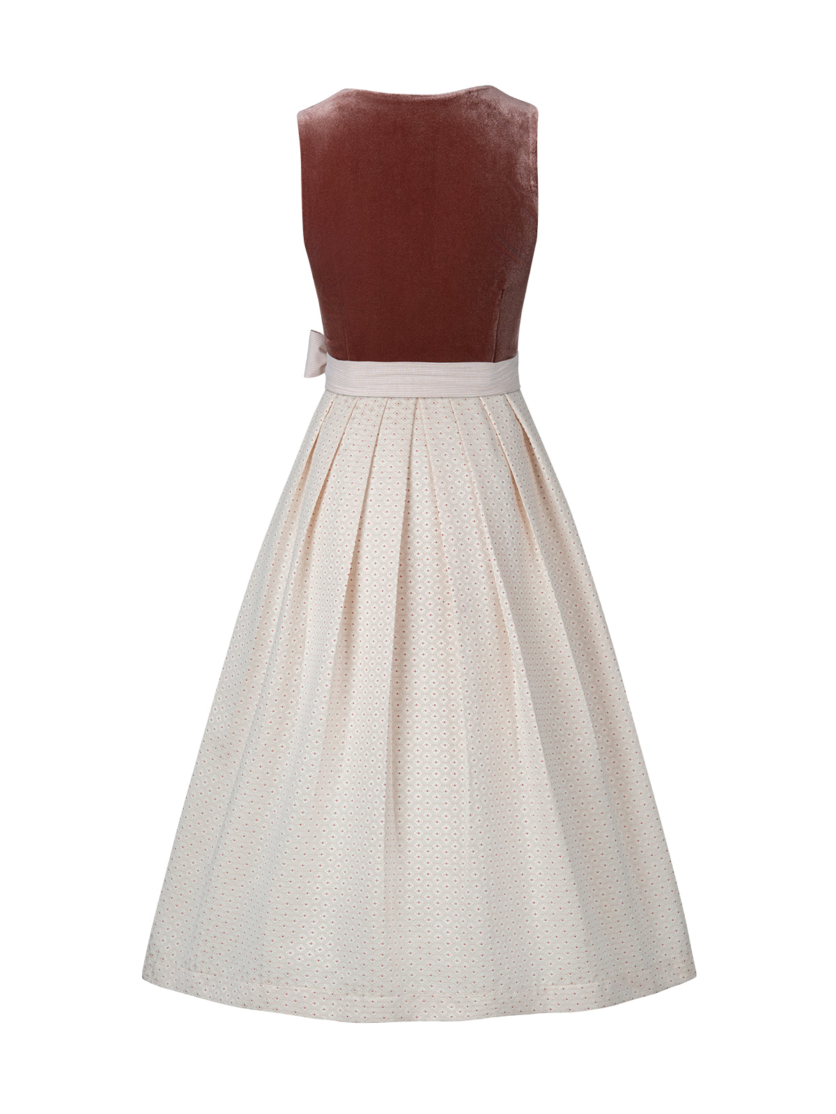Florence | Traditionelles Dirndl | Rosa | Gerader Ausschnitt