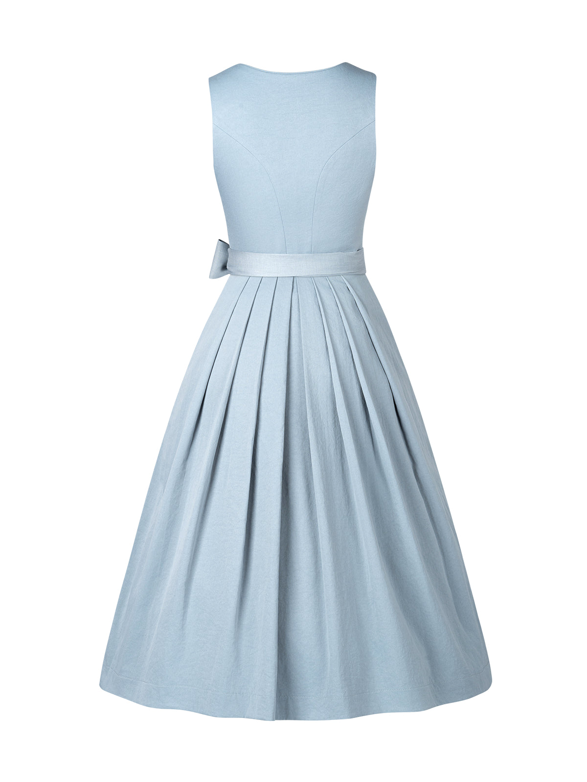 Lena | Traditionelles Dirndl | Blau | Herz-Ausschnitt