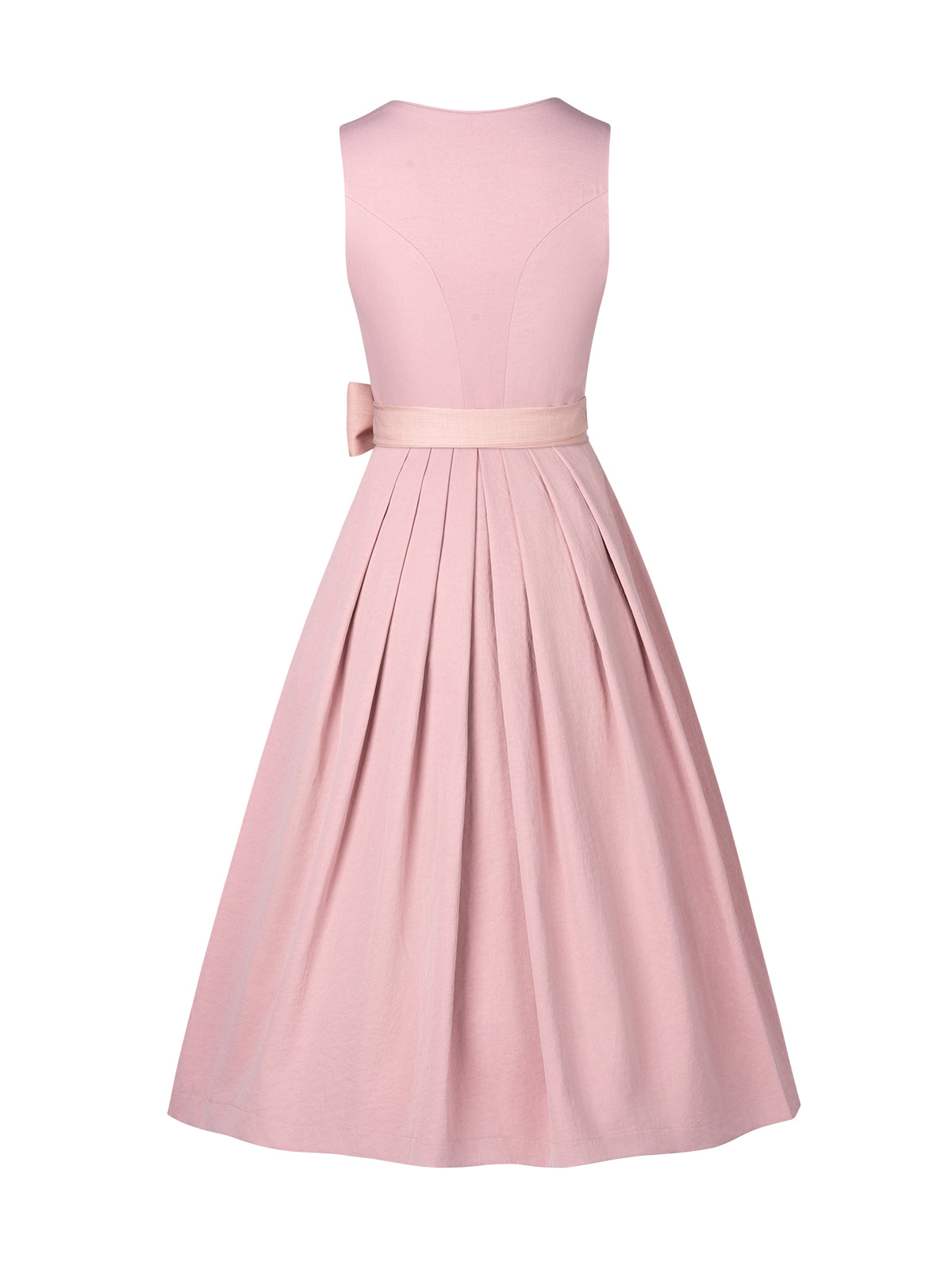 Damen Dirndl Fabia in Rosa – Herz-Ausschnitt