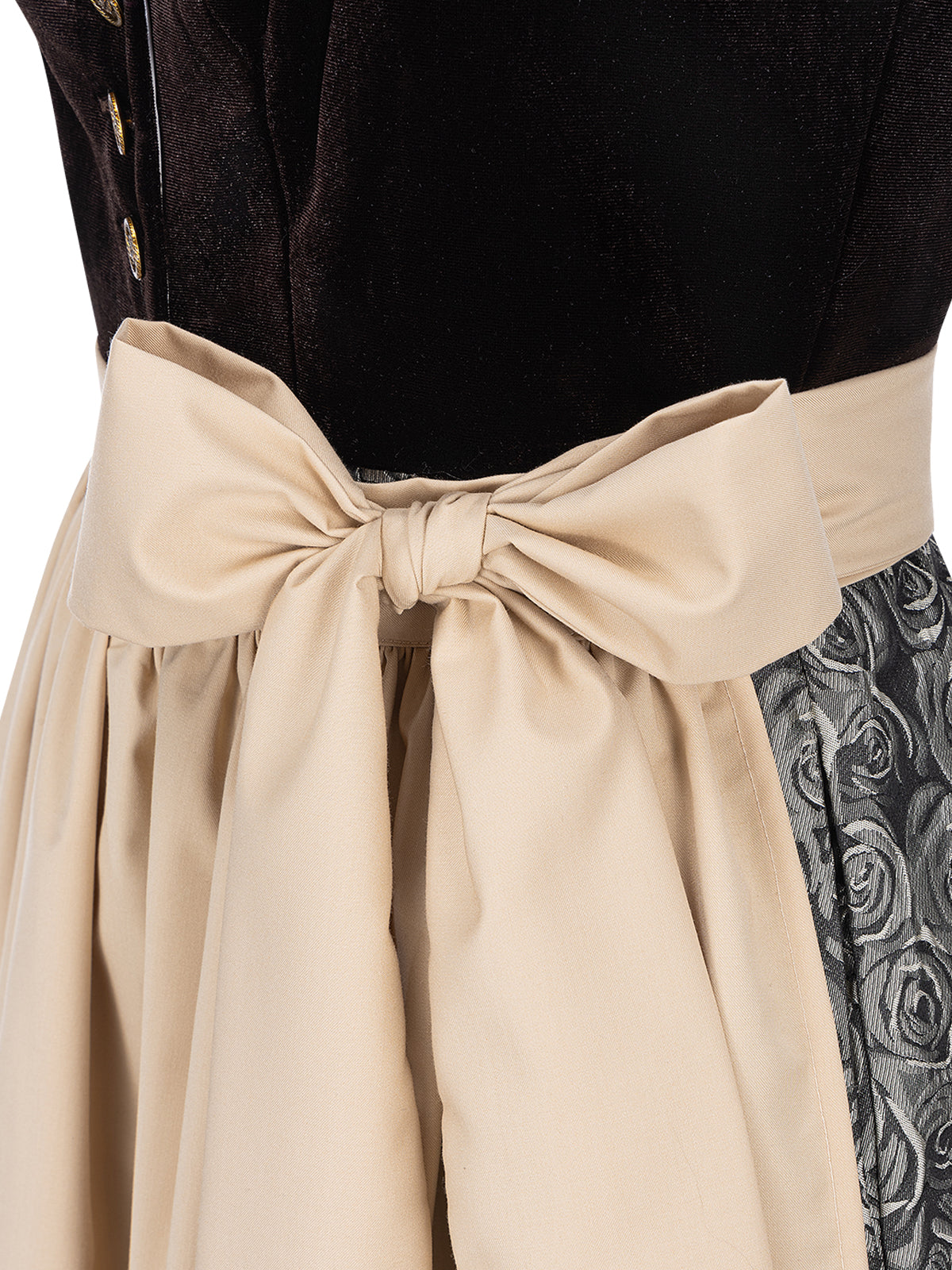 Nicole Dirndl im klassischen Trachtenstil – Braun