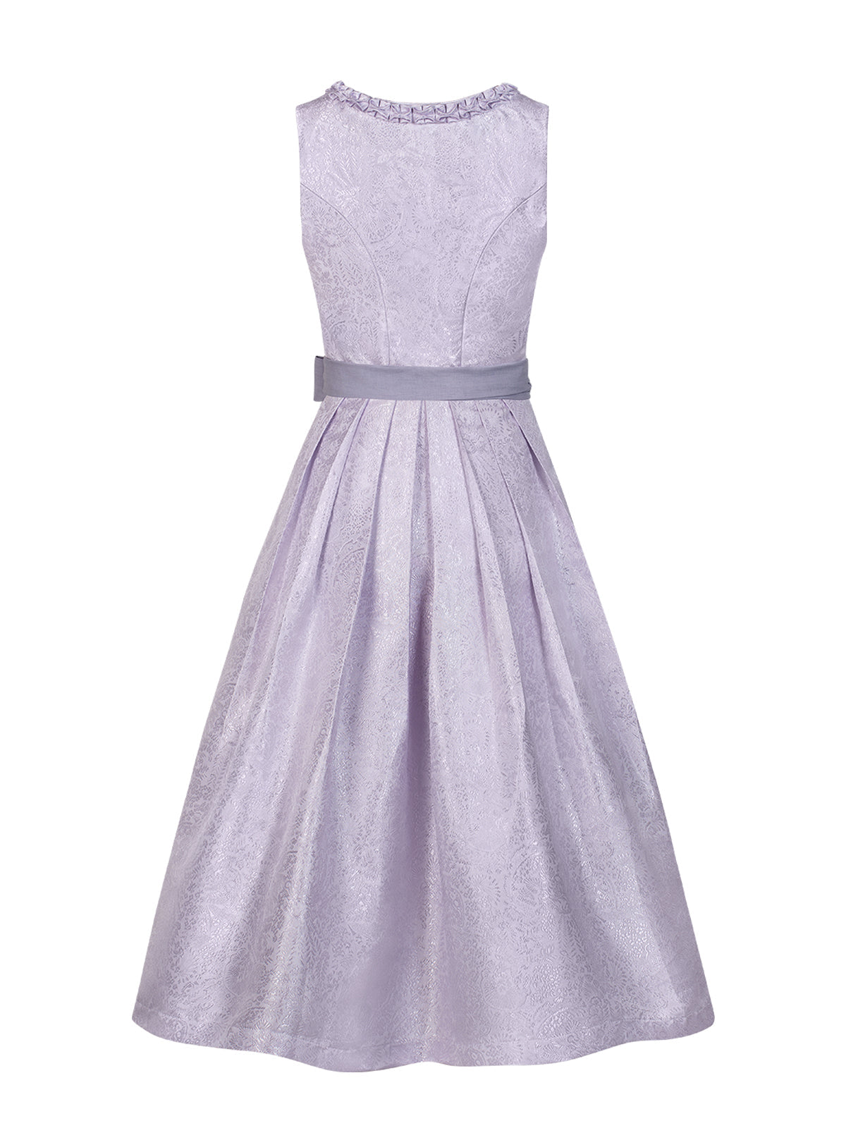 Damen Dirndl Julia in Lila – Gerader Ausschnitt