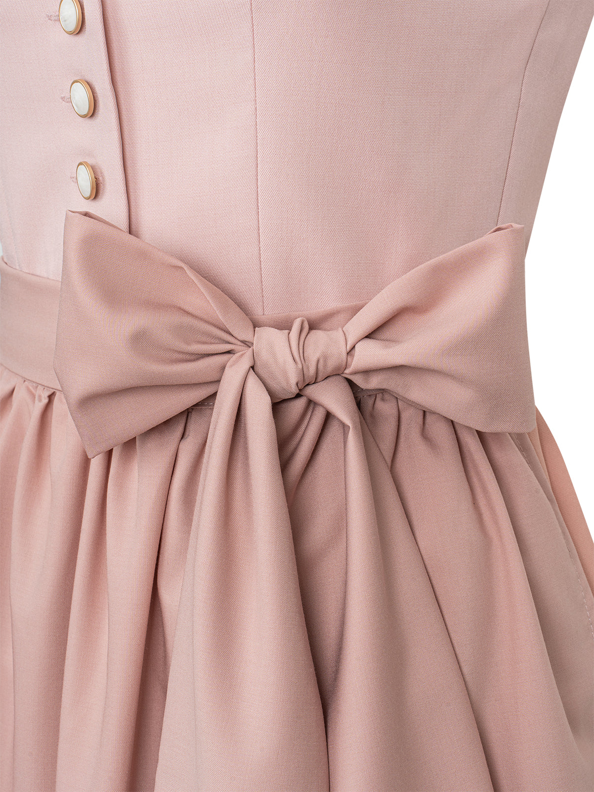 Damen Dirndl Kalia in Rosa – Gerader Ausschnitt