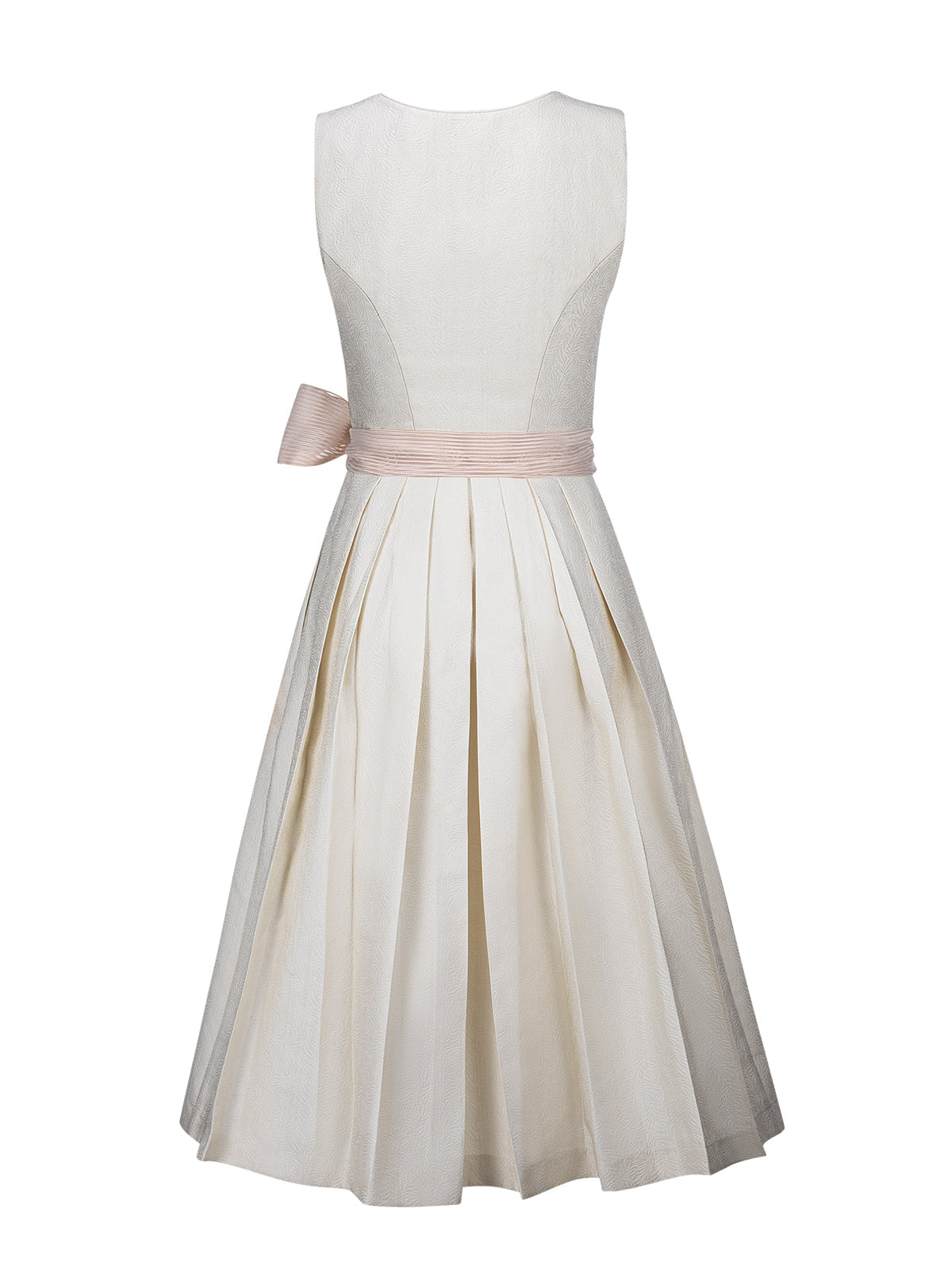 Trachten-Dirndl Weber | Beige | Gerader Ausschnitt