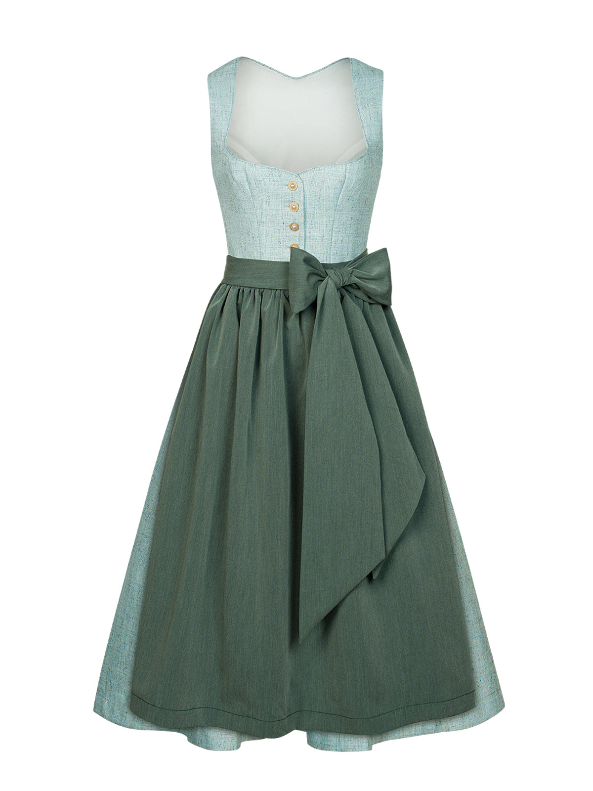 Trachten-Dirndl Amana | Grün | Herz-Ausschnitt