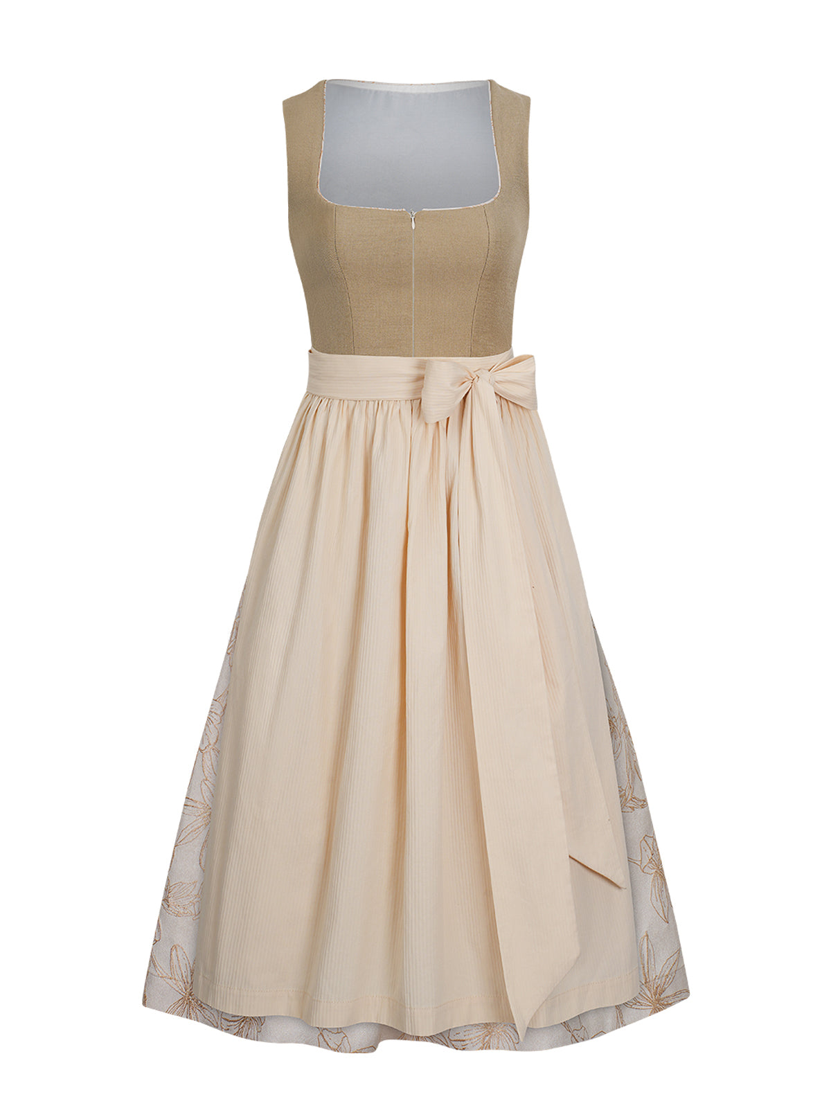 Vanessa Dirndl im klassischen Trachtenstil – Khaki