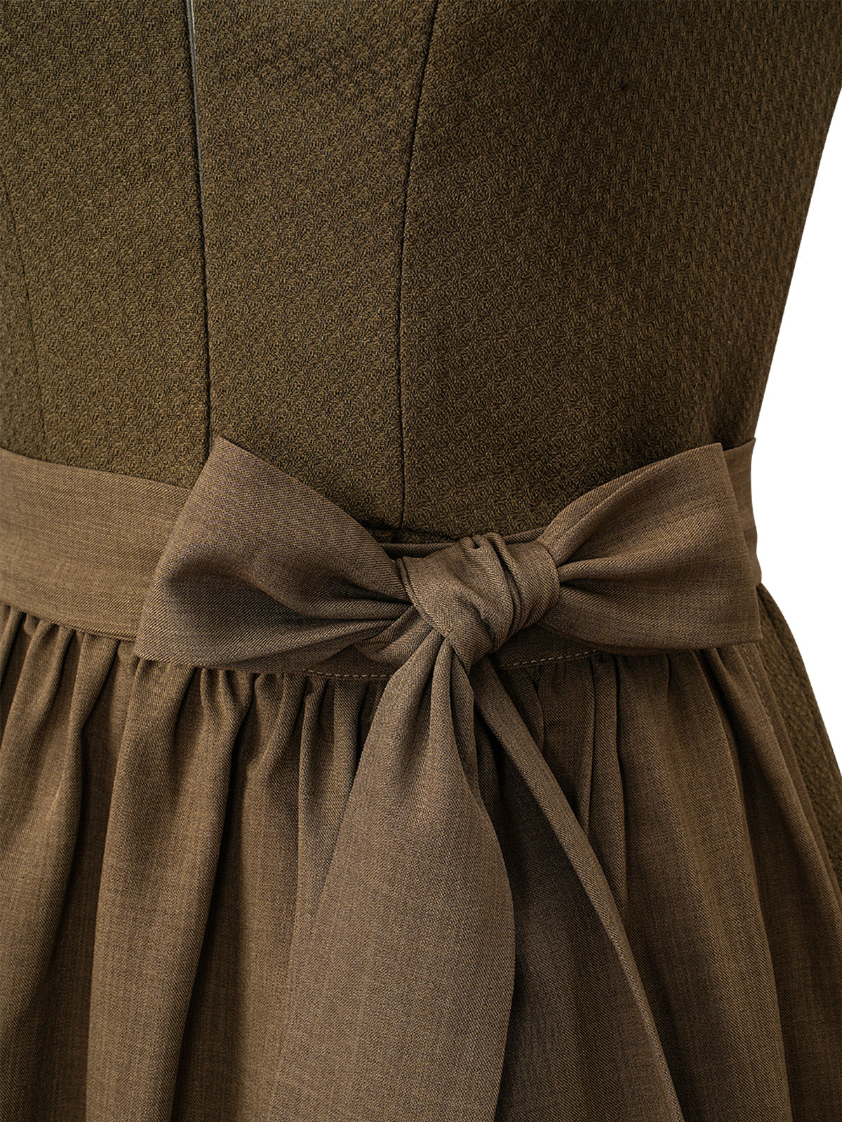 Camille | Traditionelles Dirndl | Grün | Herz-Ausschnitt