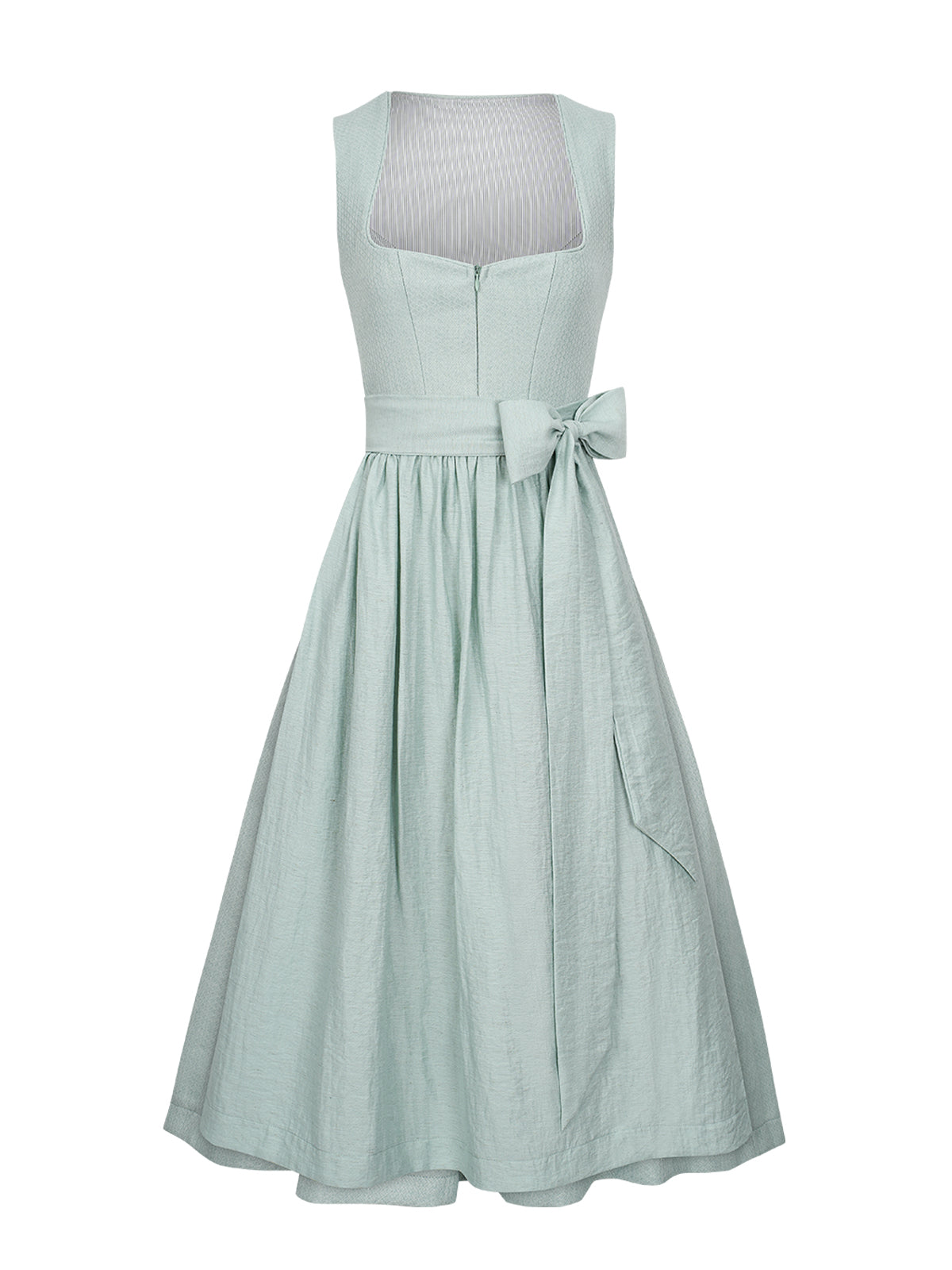Festliches Dirndl Camille – Grün, Einfarbig