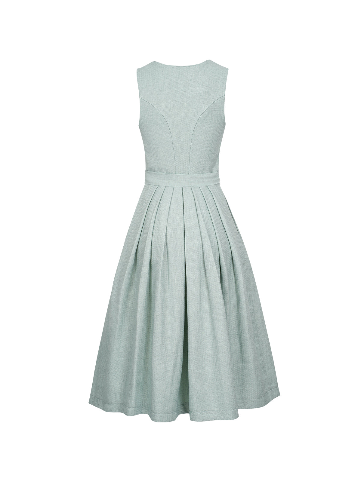 Festliches Dirndl Camille – Grün, Einfarbig