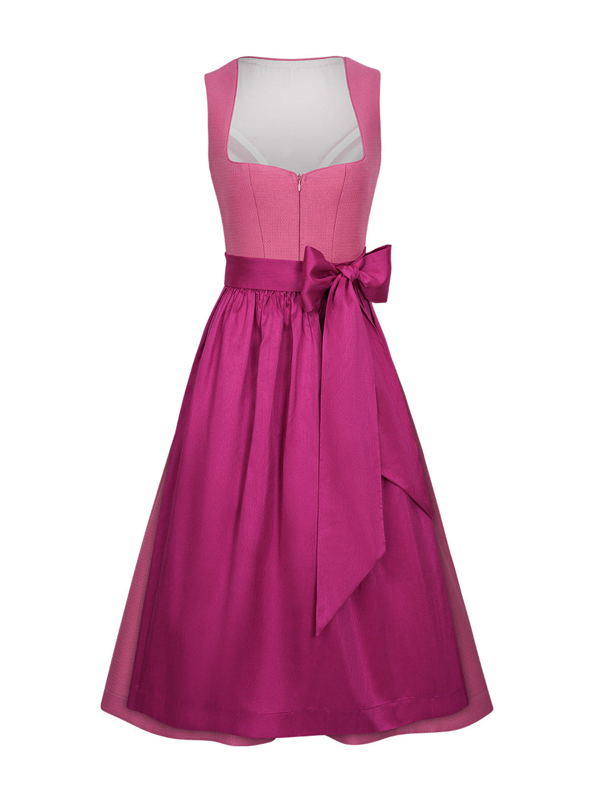 Camille | Traditionelles Dirndl | Pink | Herz-Ausschnitt