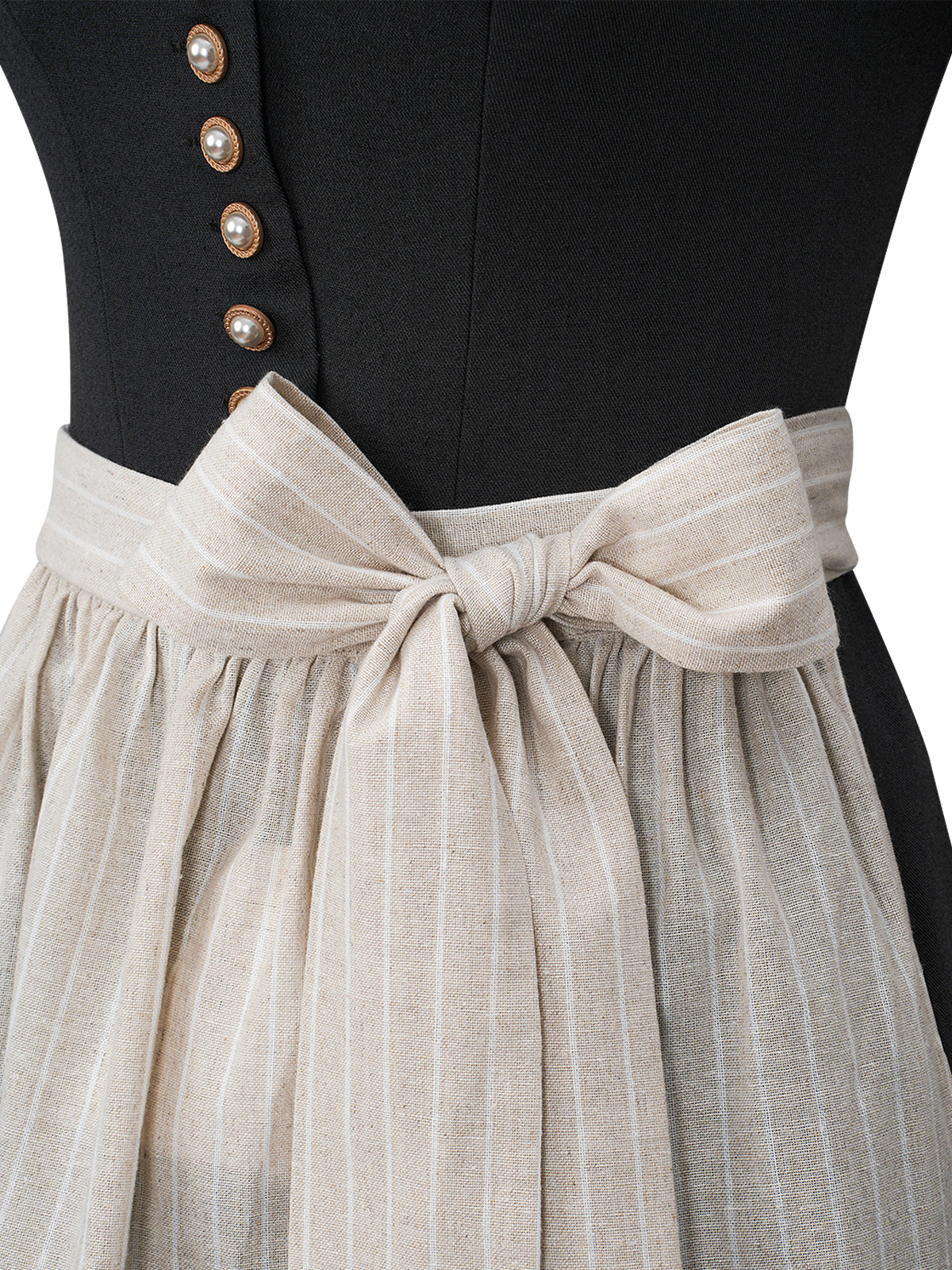 Ava Dirndl im klassischen Trachtenstil – Grau