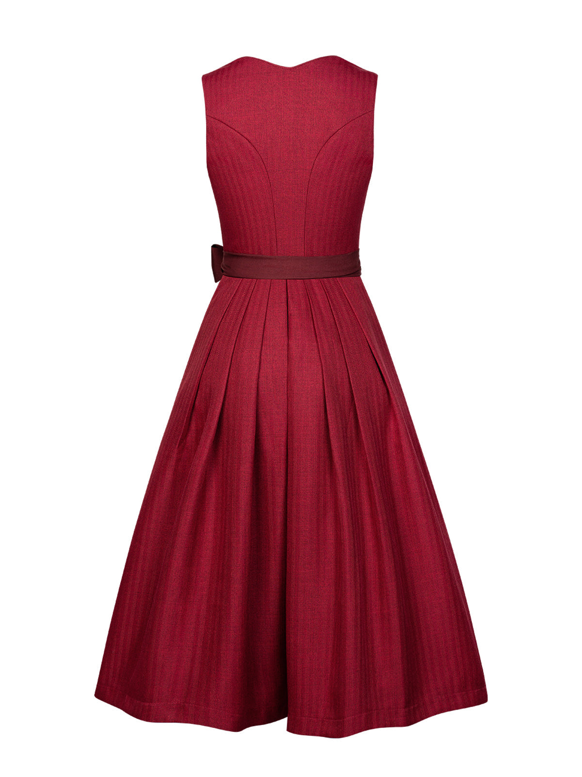 Amana | Traditionelles Dirndl | Rot | Herz-Ausschnitt