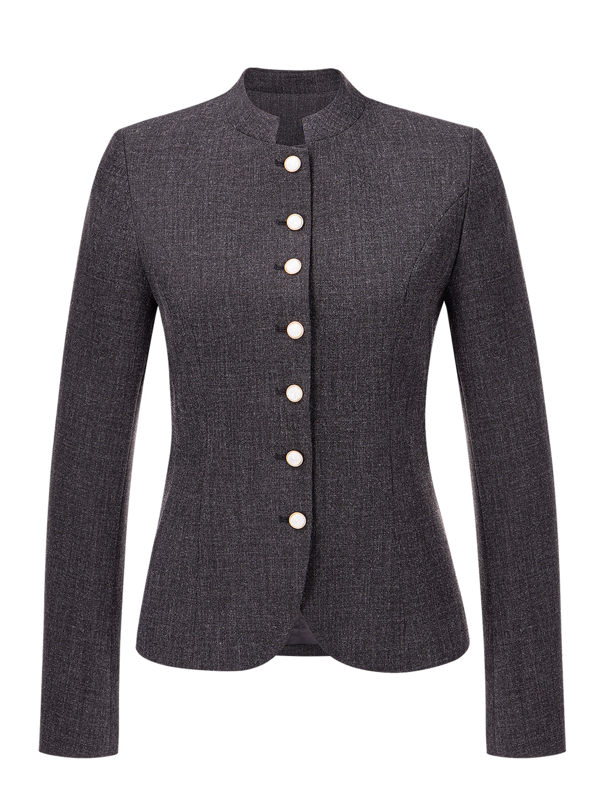 Barly – Elegante Damenjacke im Trachtenstil – Schwarz