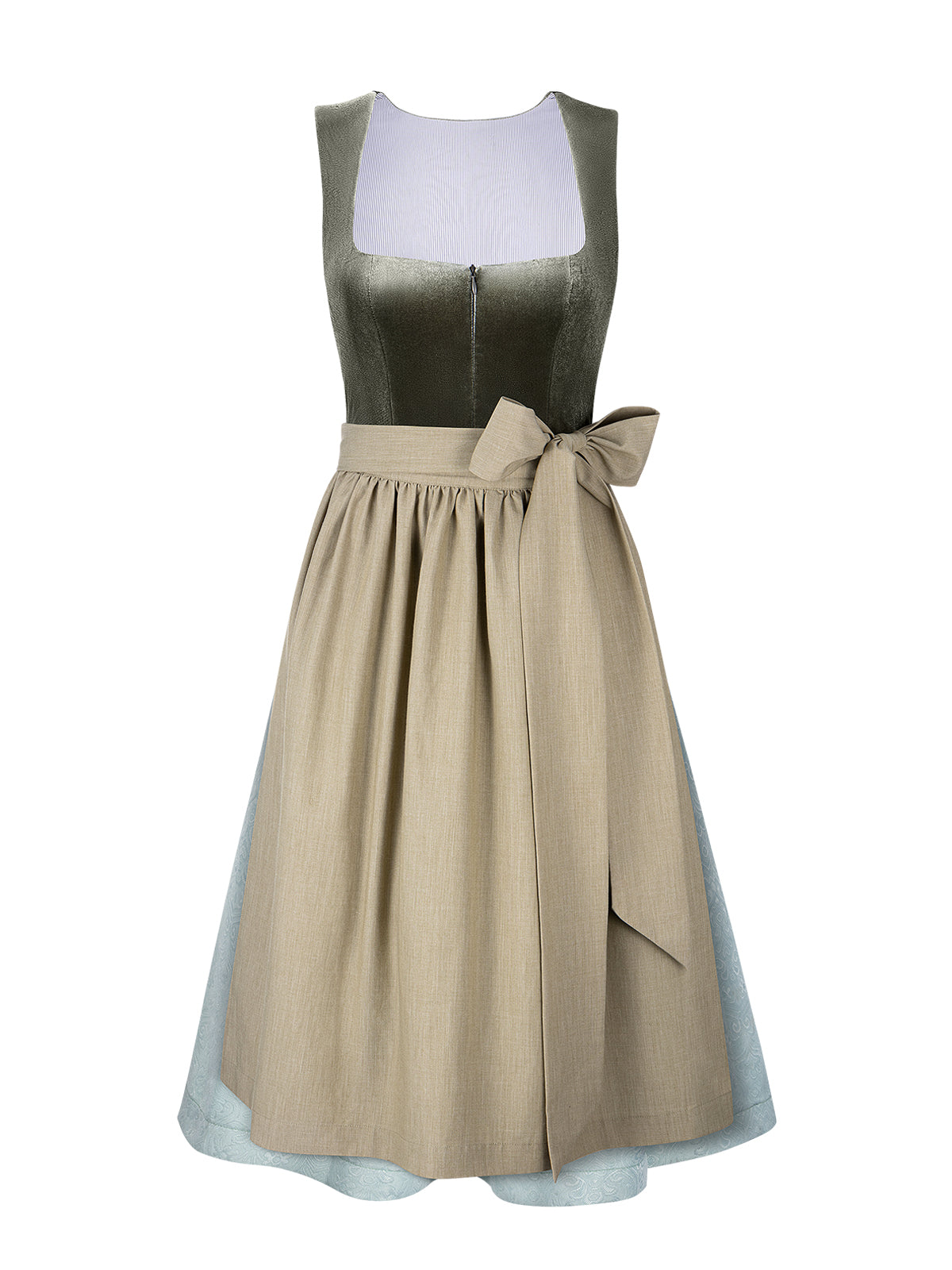 Watt Dirndl im klassischen Trachtenstil – Grün