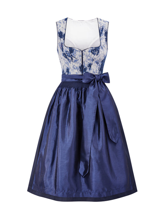 Oide Dirndl im klassischen Trachtenstil – Blau