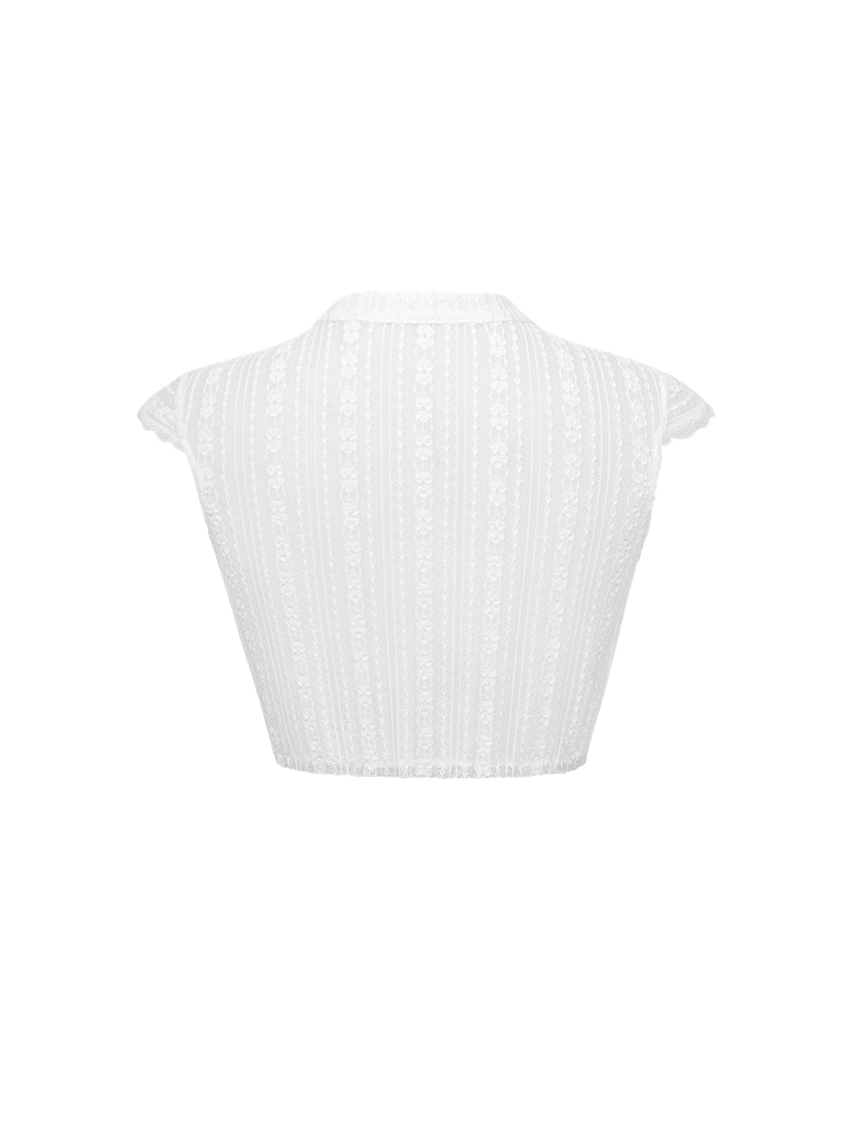 Rose – Elegante Trachtenbluse mit Flügelärmchen