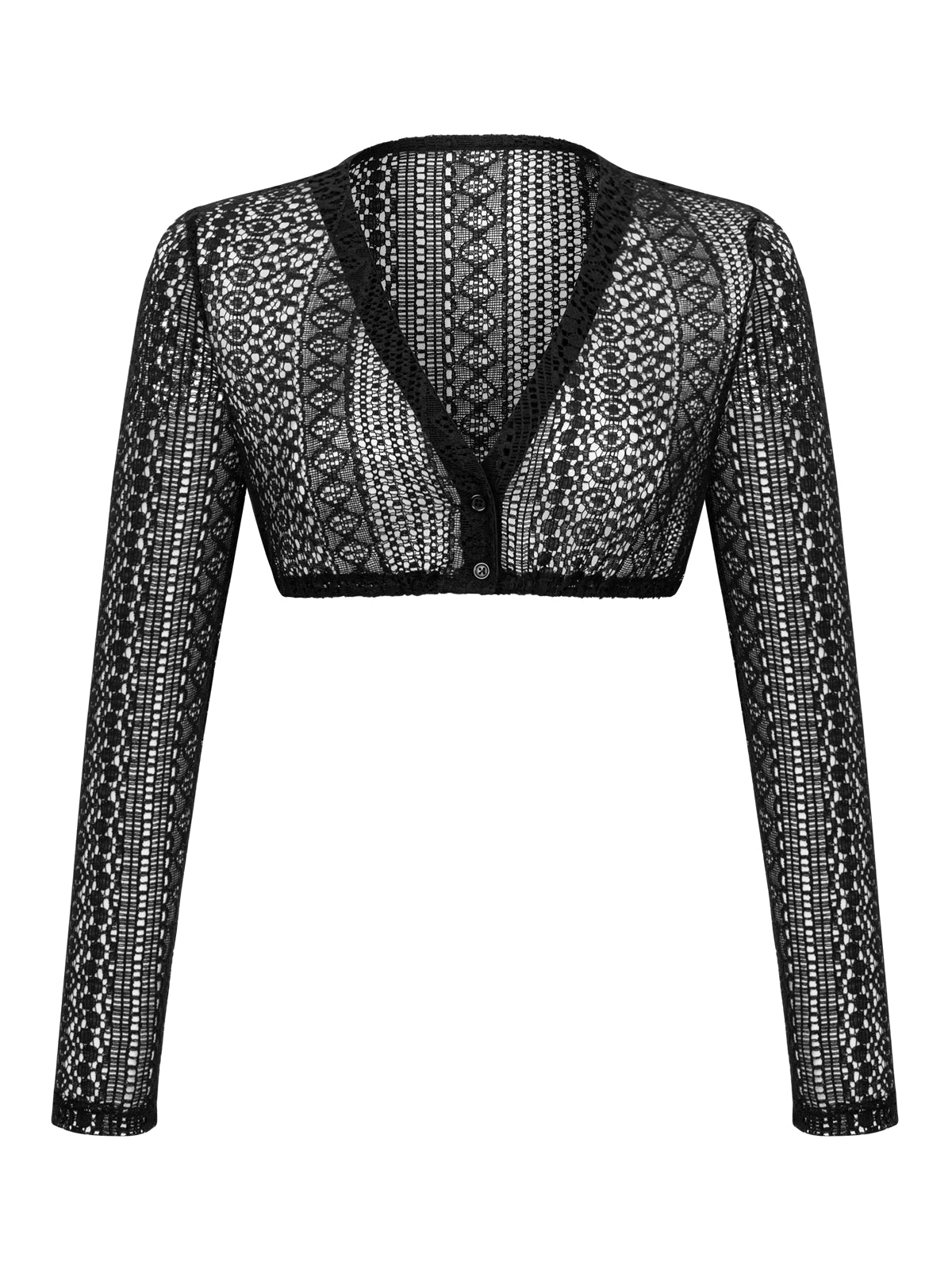 Lilith Dirndlbluse im femininen Trachtenlook – Schwarz