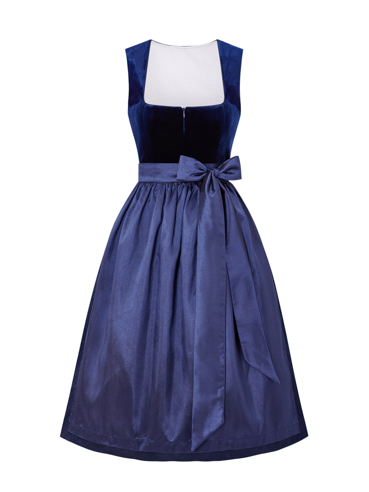 Hope | Traditionelles Dirndl | Blau | Gerader Ausschnitt