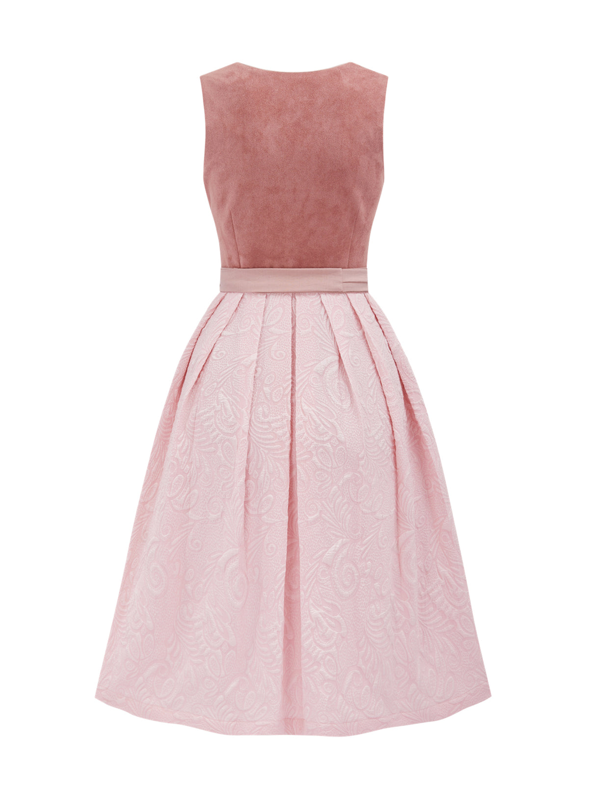 Aurelia | Traditionelles Dirndl | Rosa | Gerader Ausschnitt