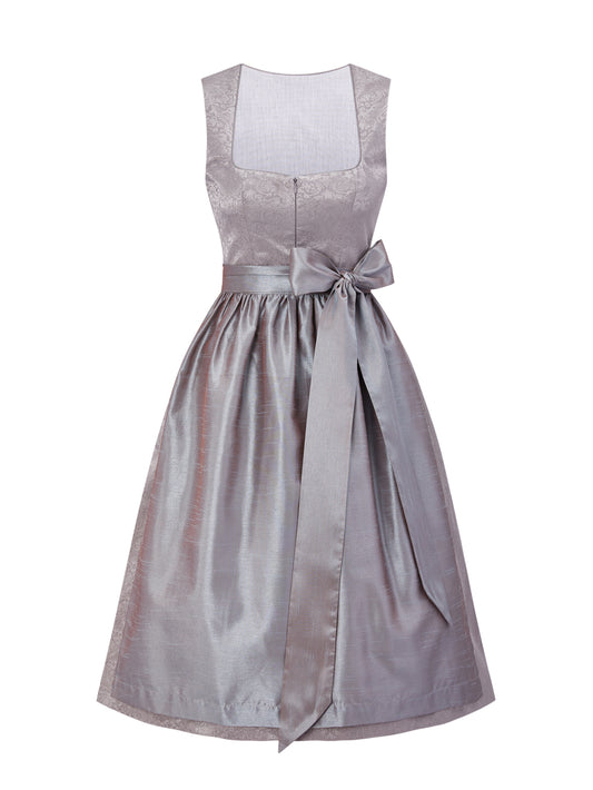 Antonia | Traditionelles Dirndl | Grün | Gerader Ausschnitt