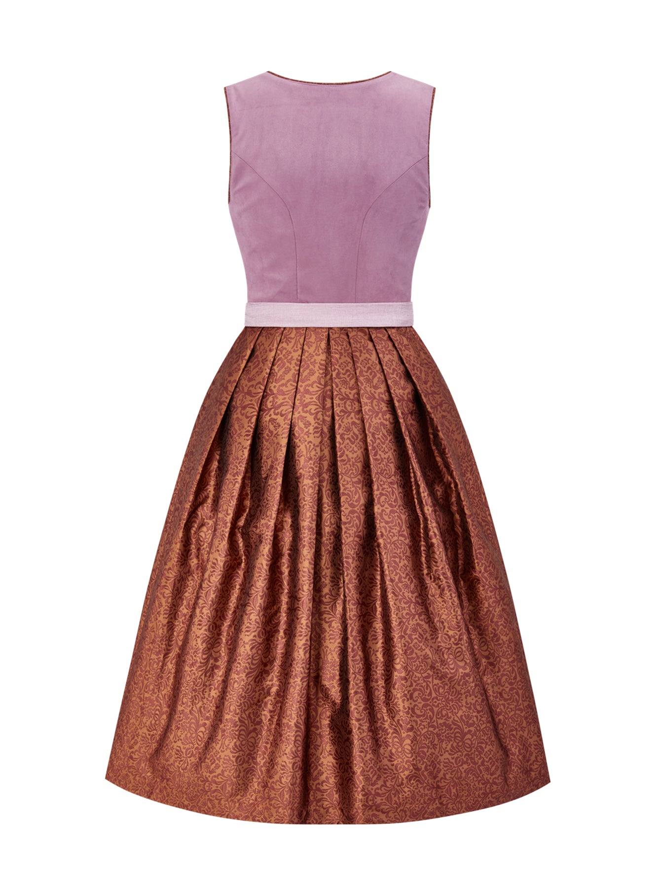 Tally | Traditionelles Dirndl | Lila | Gerader Ausschnitt