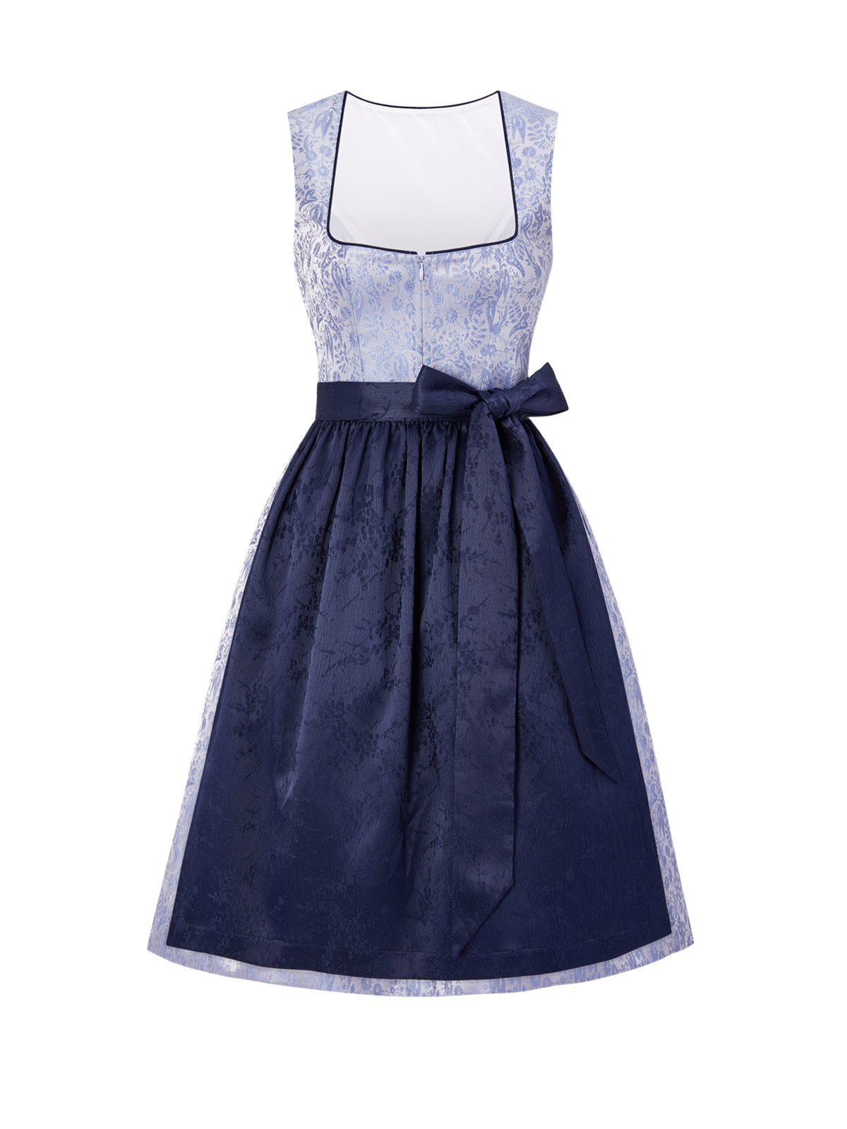 Trachten-Dirndl Rolia | Blau | Herz-Ausschnitt